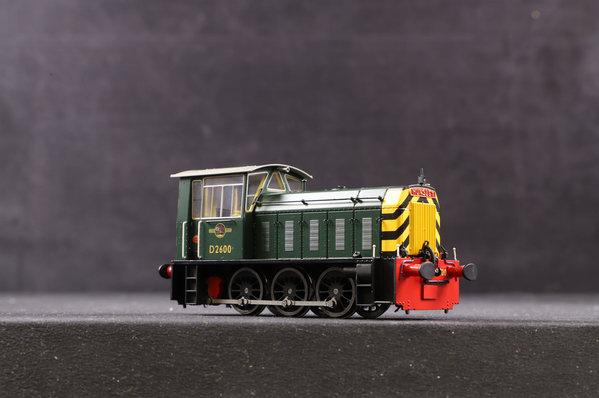 Heljan OO 2521 Class 05 Shunter D2600 BR Green with Wasp Stripes