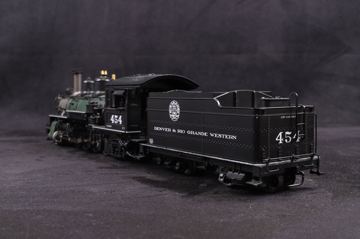 Mountain Model Imports (MMI) On3 K-27 D&amp;RGW 2-8-2 w/Green Boiler &#39;454&#39;, Factory Painted