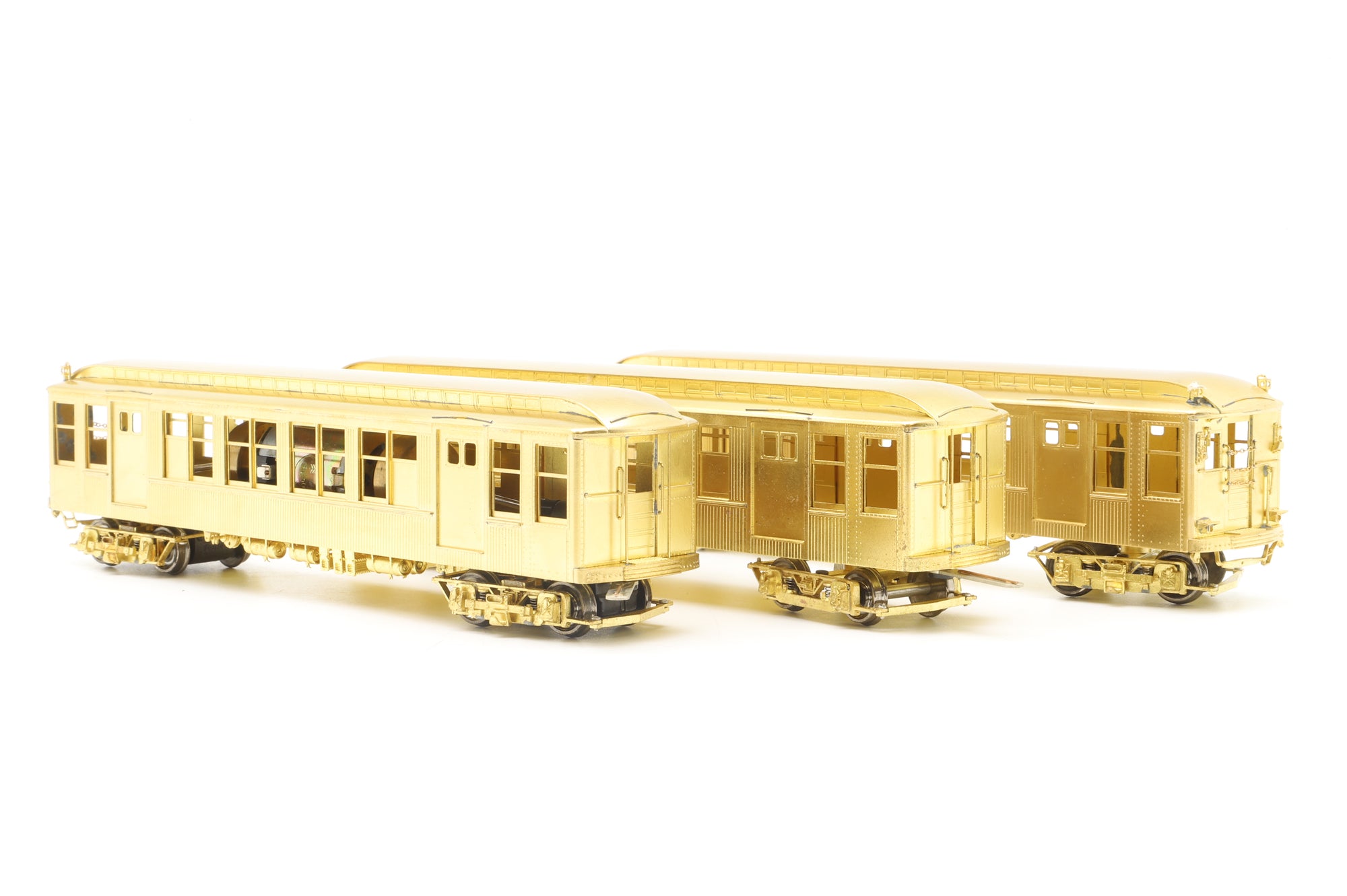 MTS Imports HO Brass BMT Q-Type Subway Car Set Unpainted