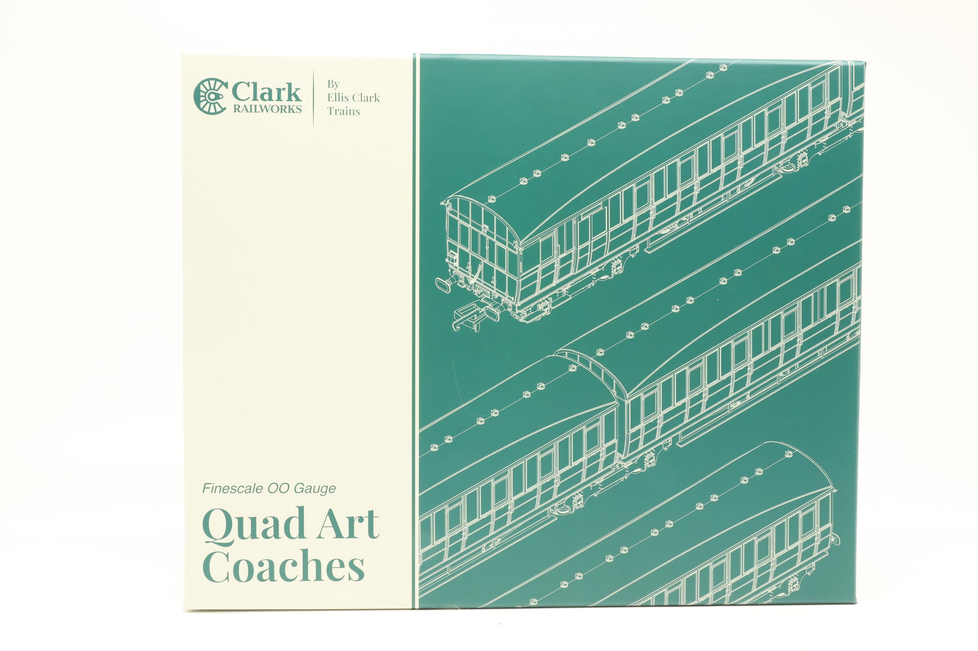 Clark Railworks OO C2003A Quad Art Set No. 72A in BR Maroon