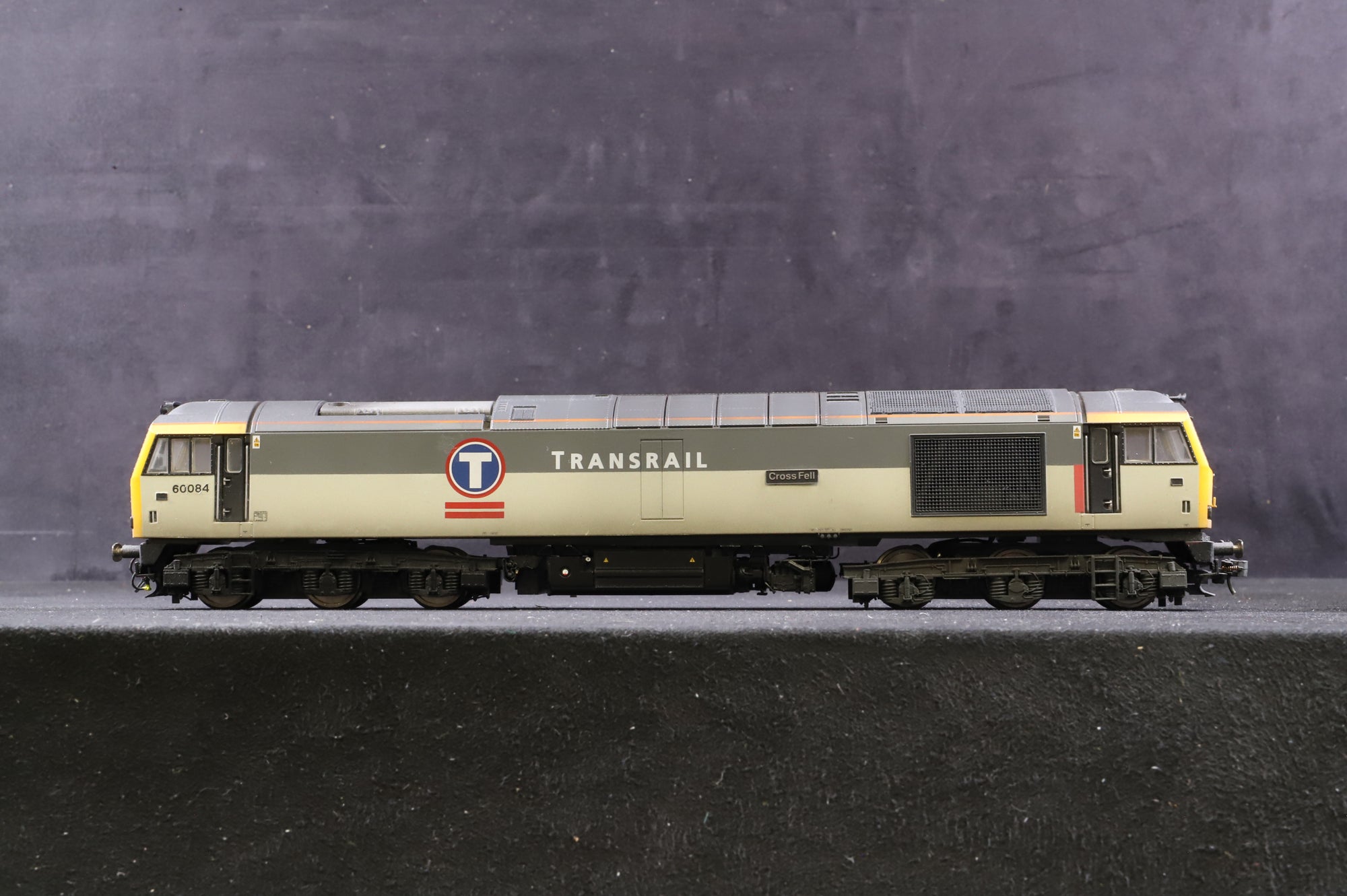 Hornby OO R3276X Class 60 '60084' 'Cross Fell' Co-Co Diesel Transrail Renumbered Weathered, DCC Sound