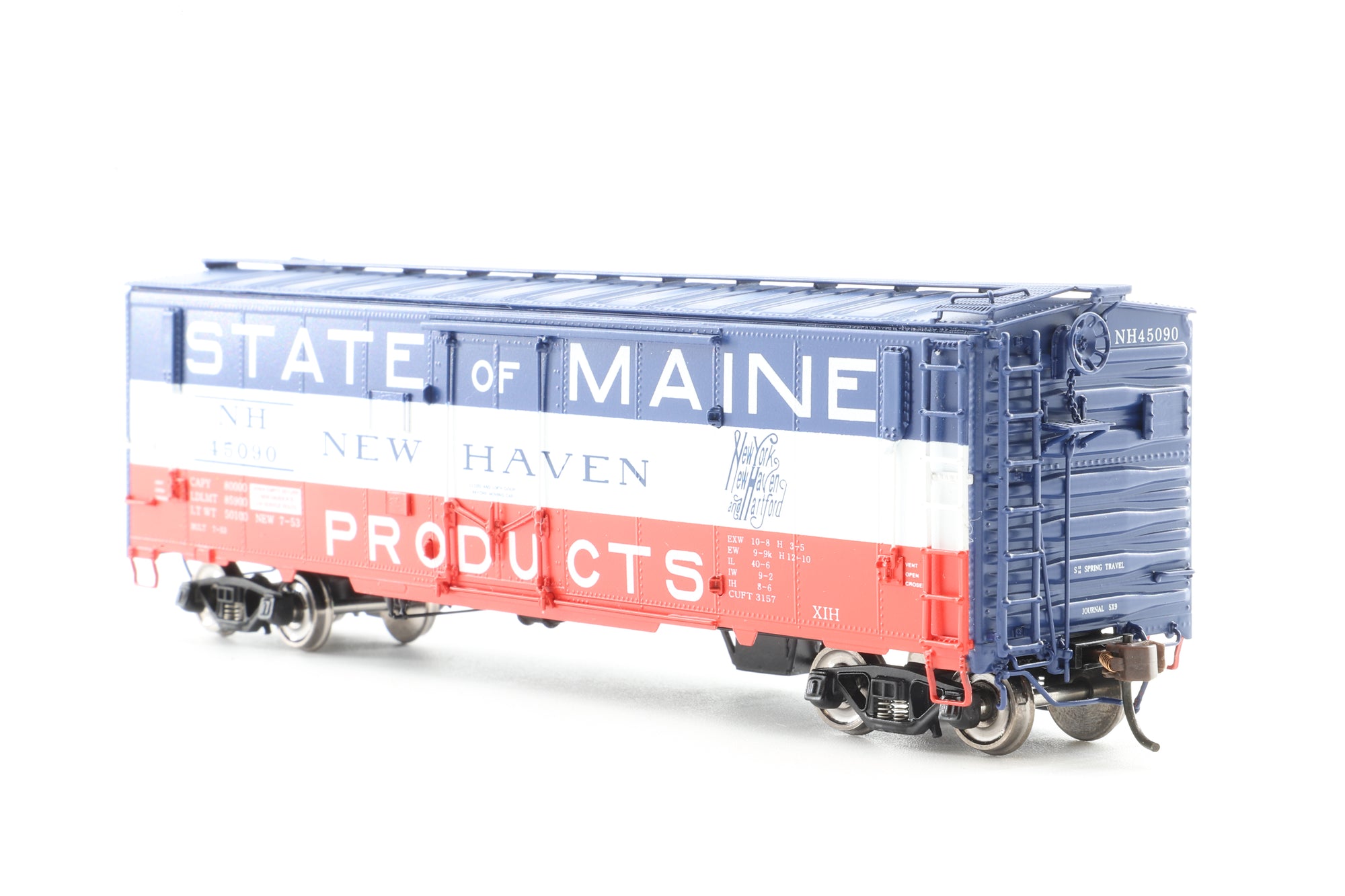 Crown Custom Imports HO Brass CCI-262P Insulated Box Car F/P State on Maine No.45090