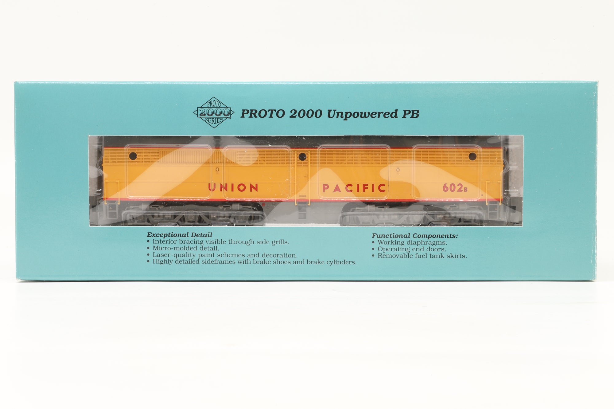Proto 2000 Series HO 21627 PB w/ Dynamic Brake #602B in UP Livery – Unpowered