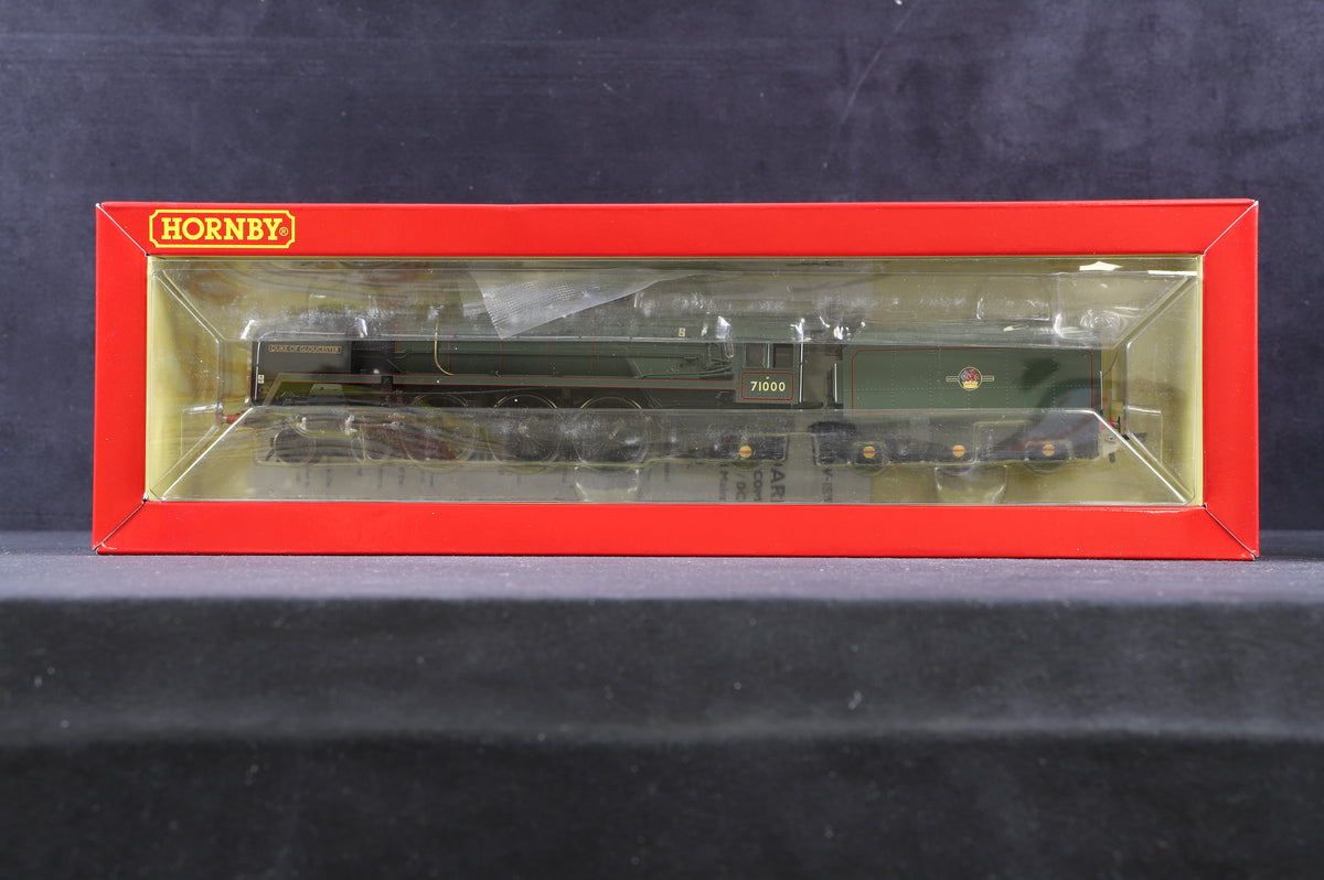 Hornby OO R3191 4-6-2 Standard Class 8P &#39;Duke of Gloucester&#39; &#39;71000&#39; BR Lined Green L/C