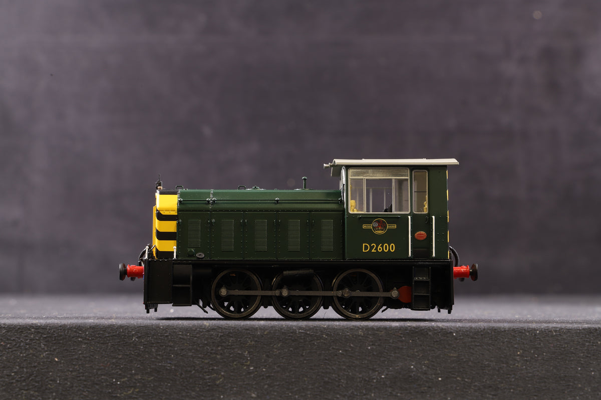 Heljan OO 2521 Class 05 Shunter D2600 BR Green with Wasp Stripes