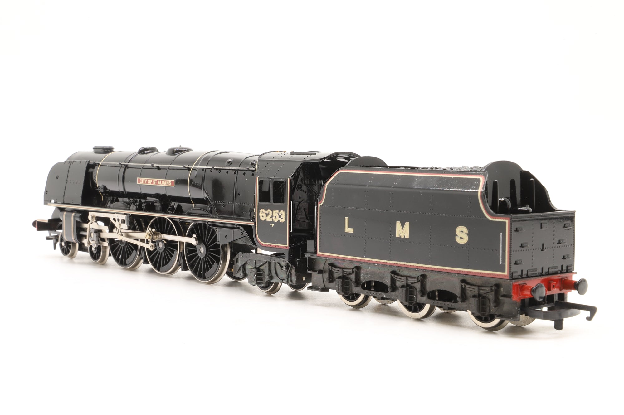 Hornby OO R459 Duchess Class 6253 'City of St Albans' in Lined LMS Black w/ Collector's Plate