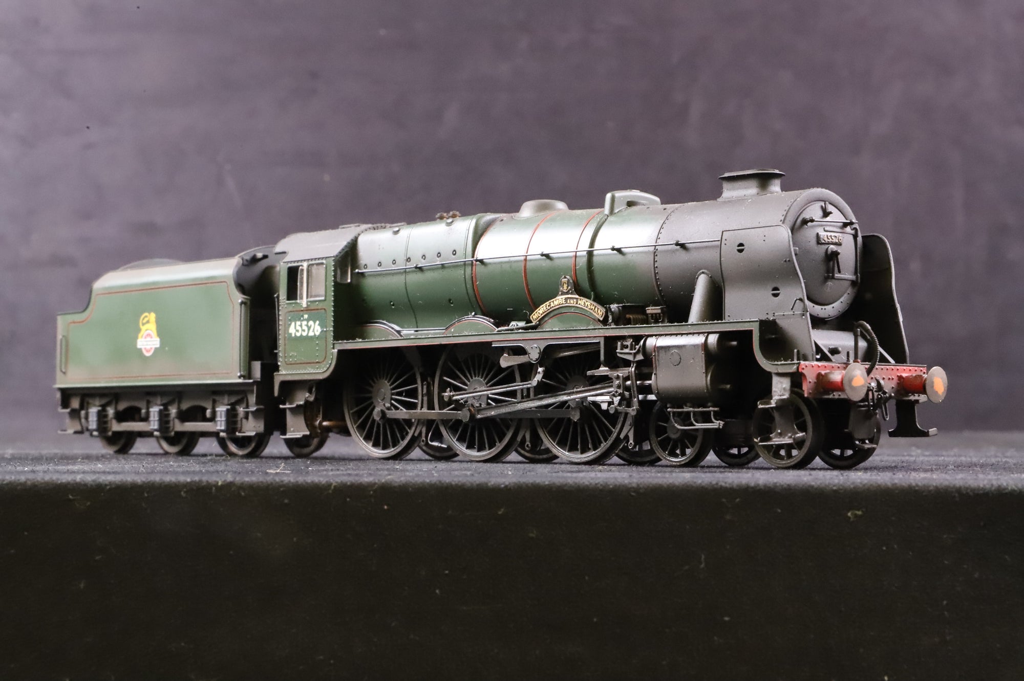 Hornby OO R2726 Patriot Class '45526' BR Lined Green E/C Weathered & Renumbered