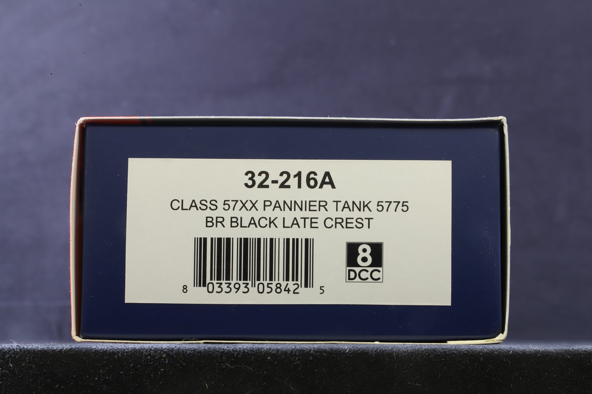 Bachmann OO 32-216A Class 57XX 5775 in BR Black w/ Late Crests