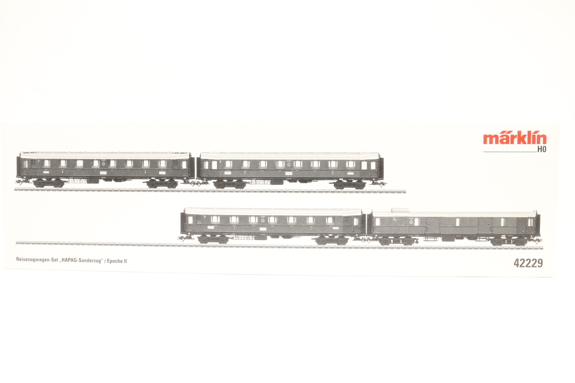 Marklin HO 42229 Hapag-Lloyd Passenger Car Set