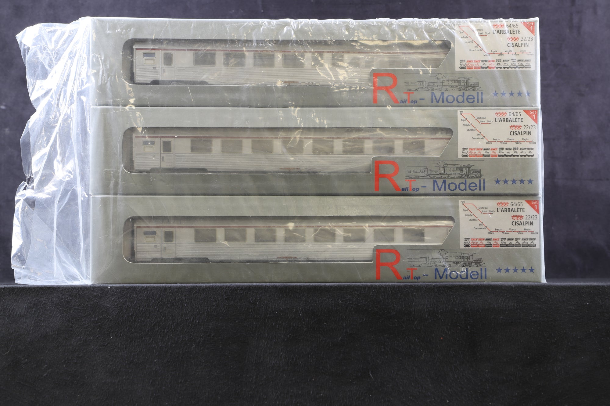RailTop Modell HO Rake Of 9 TEE Coaches
