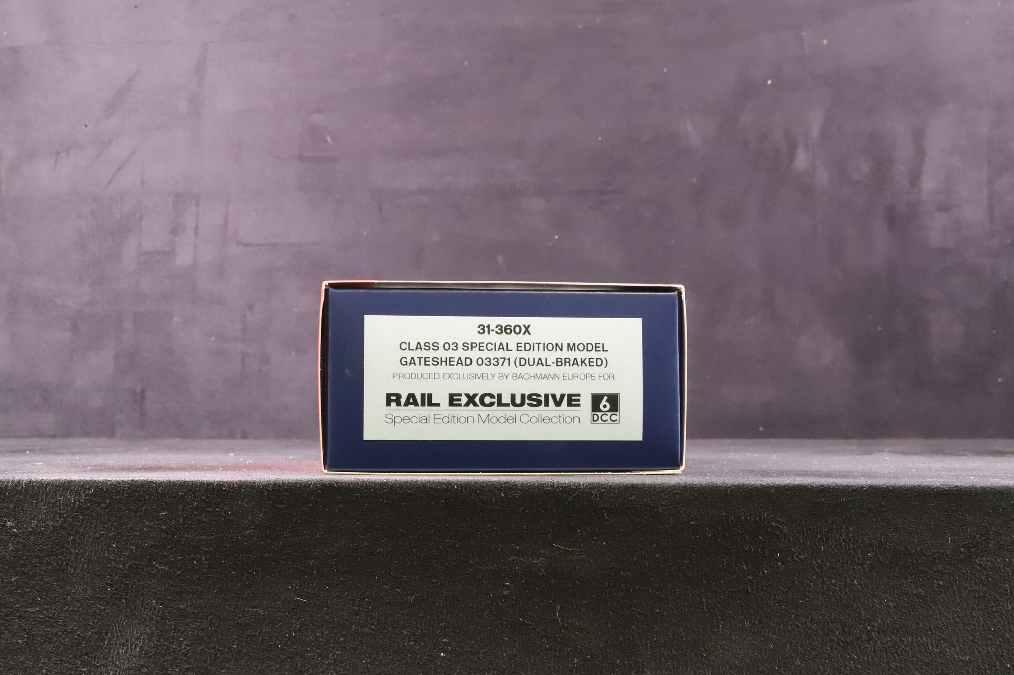 Bachmann/Rail Excl. OO 31-360X Class 03 Gateshead '03371' (Dual-Braked), Special Ed. of 500