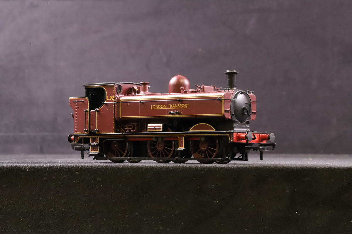 Bachmann OO 32-217A Class 57xx Pannier Tank &#39;L92&#39; London Transport Lined Maroon DCC Sound