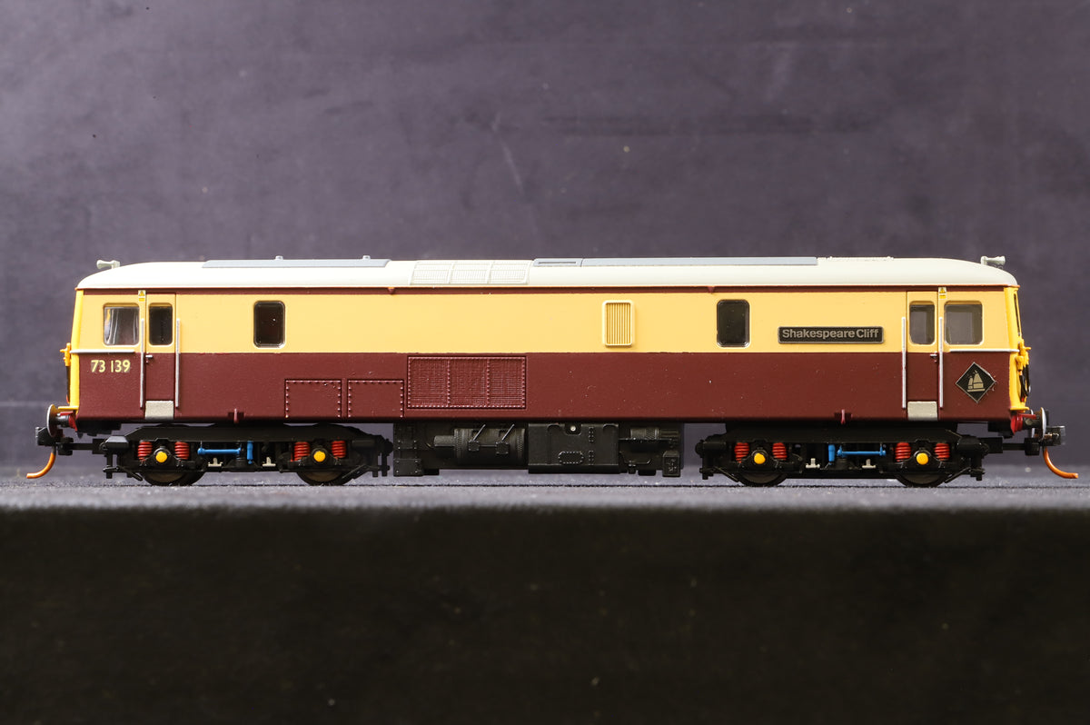 Hornby OO Class 73 &#39;Shakespeare Cliff&#39; &#39;73139&#39;, Plum/Cream - Repainted, renumbered &amp; renamed