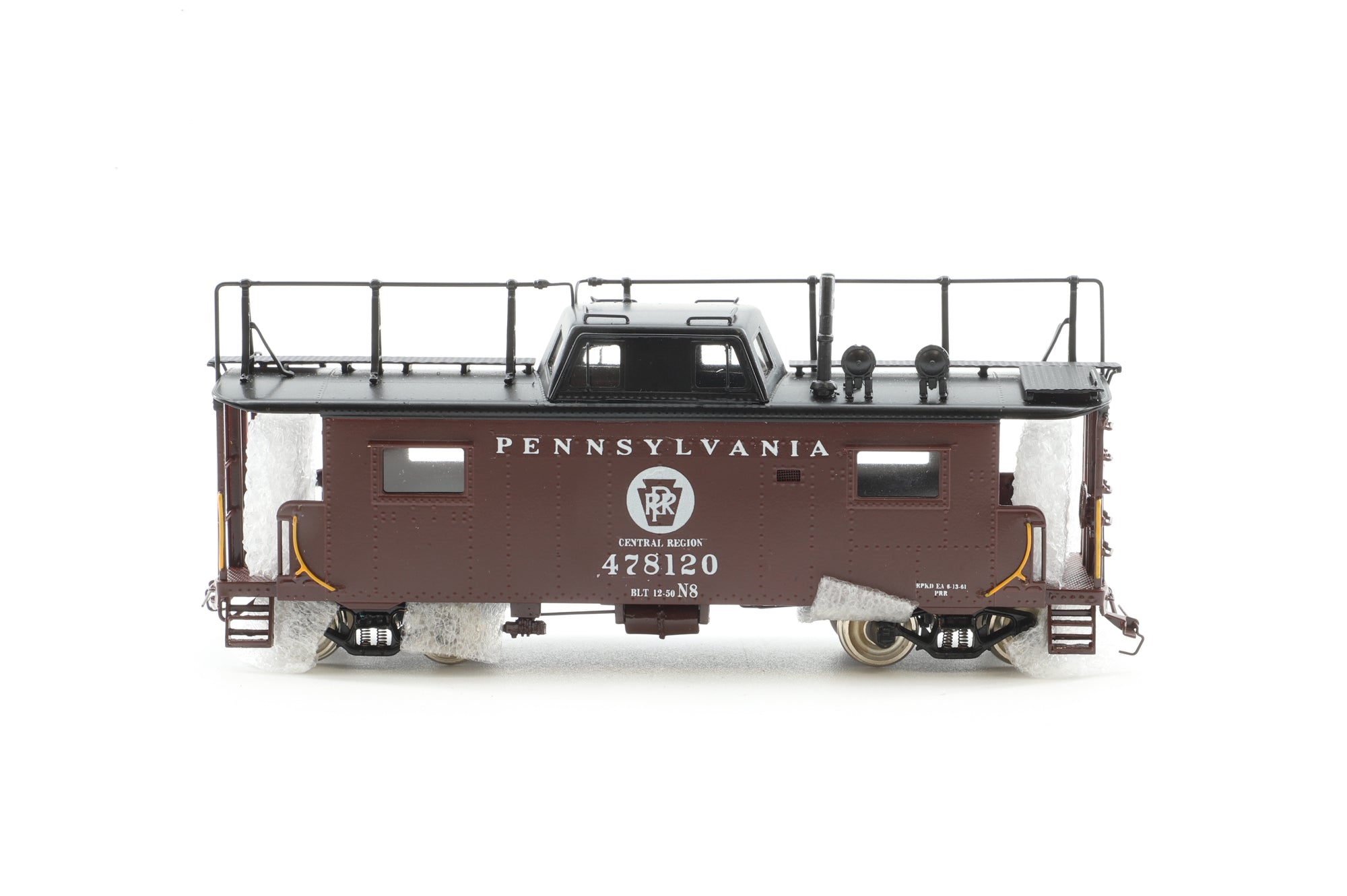 Precision Scale HO Brass 16240.1 Caboose PRR Class N8 w/ Antenna '478120'