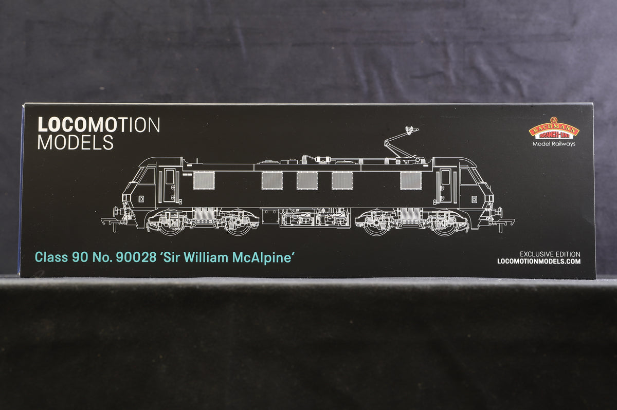 Bachmann OO 32-616NRM Class 90 &#39;90028&#39; &#39;Sir William McAlpine&#39; DB Cargo Excl. NRM