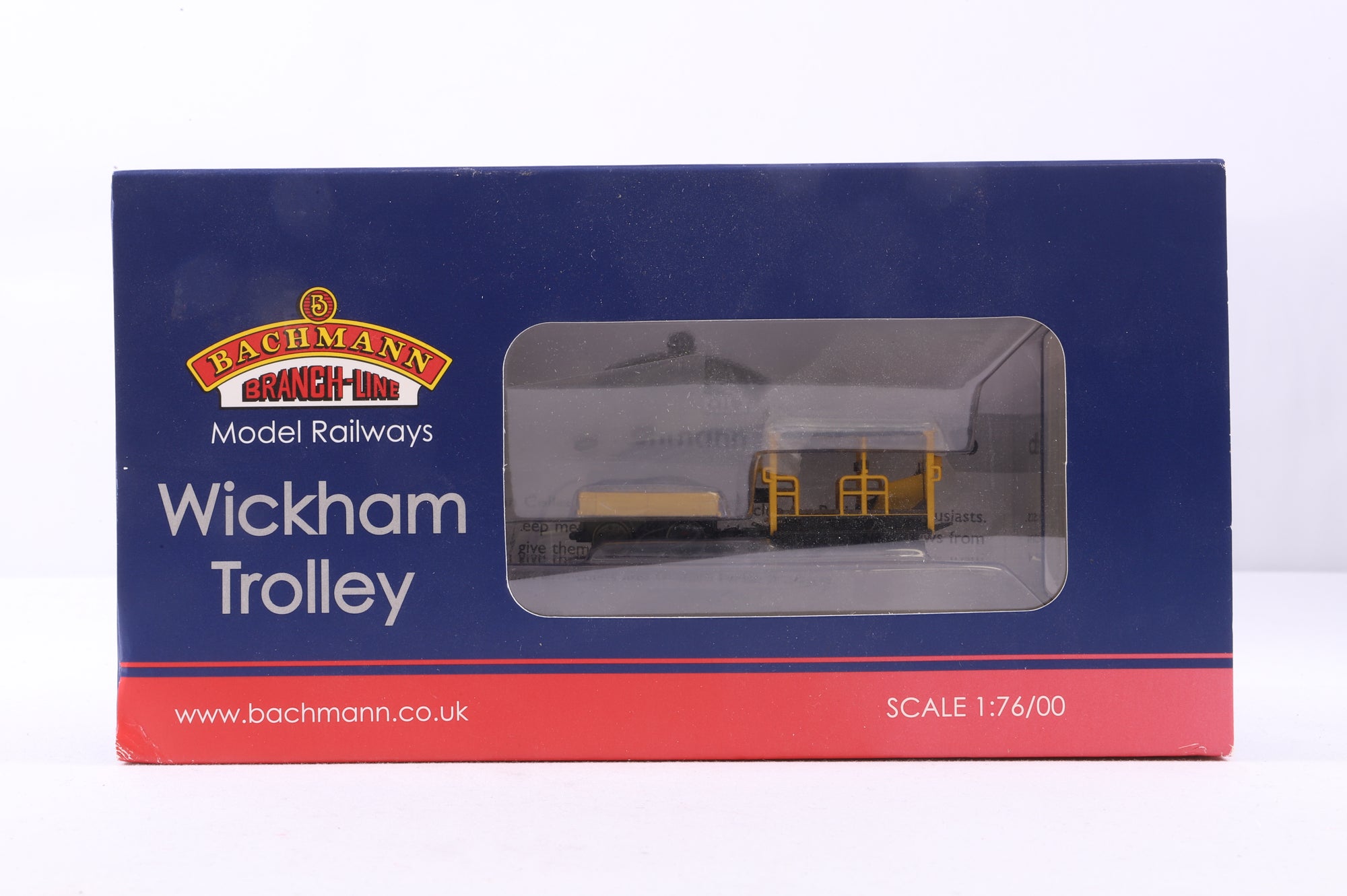 Bachmann OO 32-992 Wickham Trolley Car BR Engineers Yellow