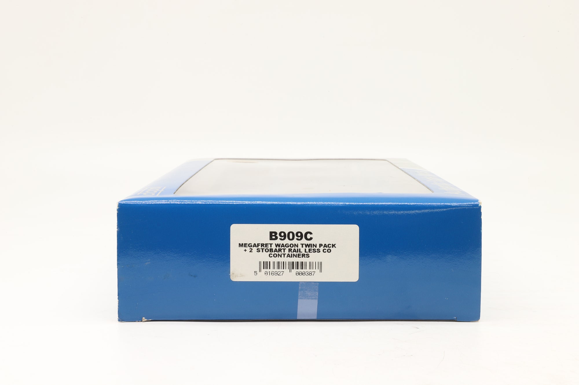 Dapol OO B909C Twin Pack of Megafret Flat Wagons w/ Stobart Rail/Tesco Containers