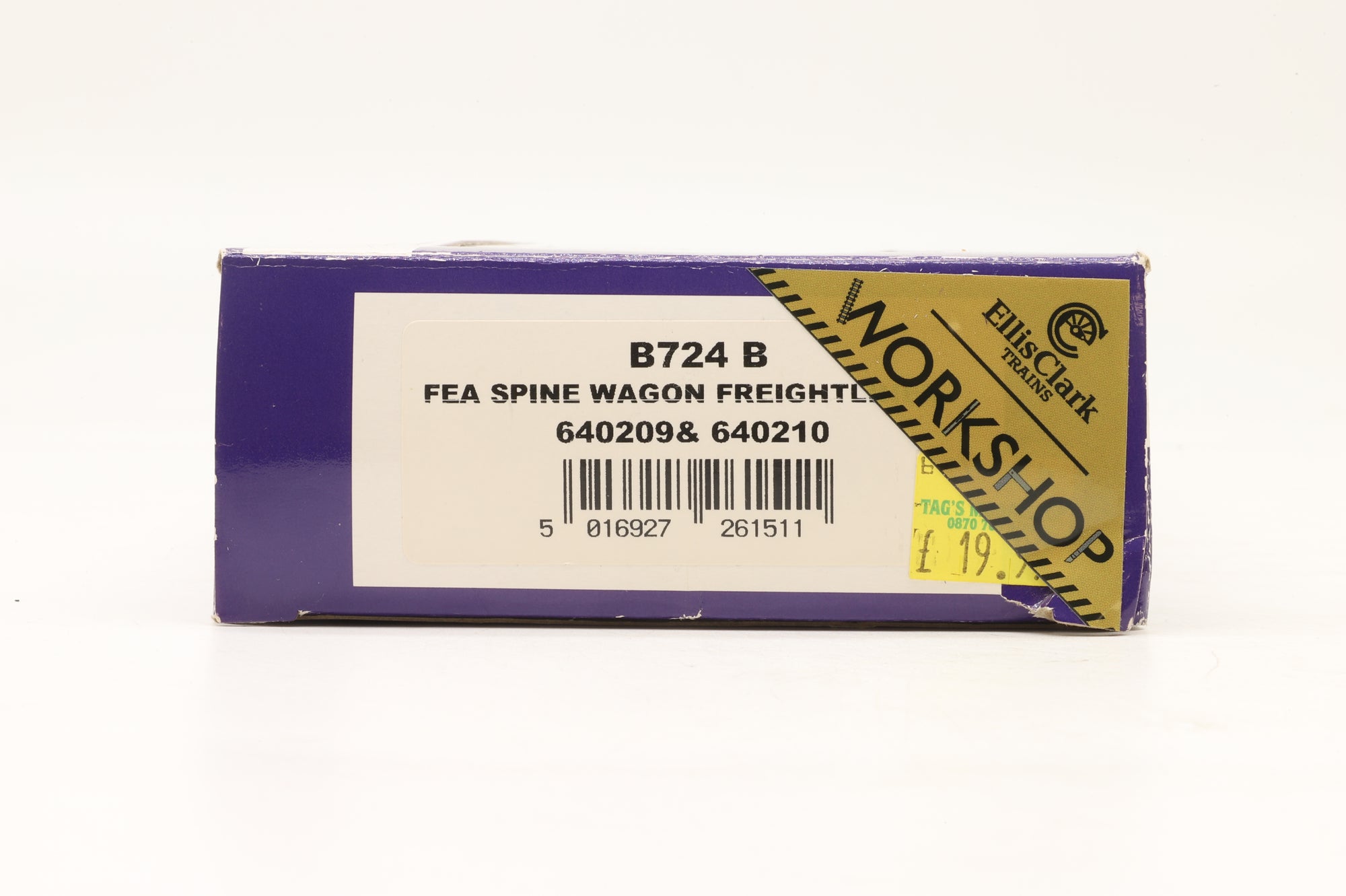 WORKSHOP Dapol OO B724-B Twin Pack of FEA Spine Wagons in Freightliner Green – Weathered