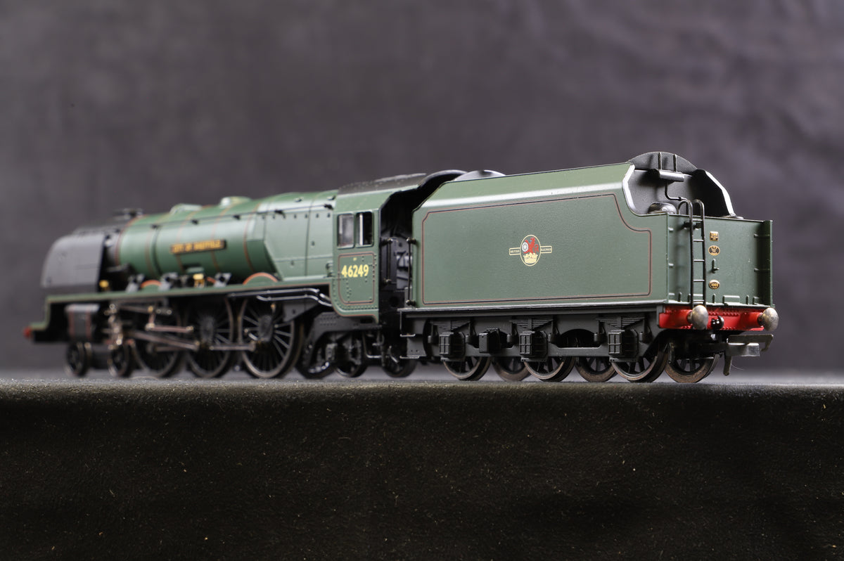 Hornby OO R2782XS LMS &#39;Princess Coronation&#39; BR Green L/C &#39;46249&#39; &#39;City of Sheffield&#39;, DCC Sound