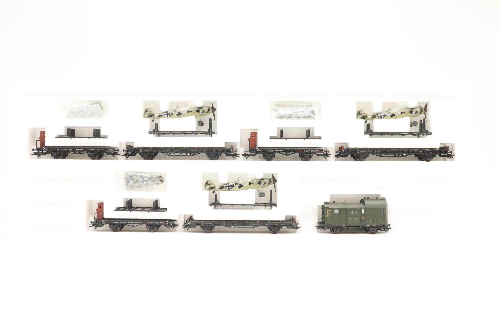 Marklin HO 45090 Airplane Transport Freight Car Set