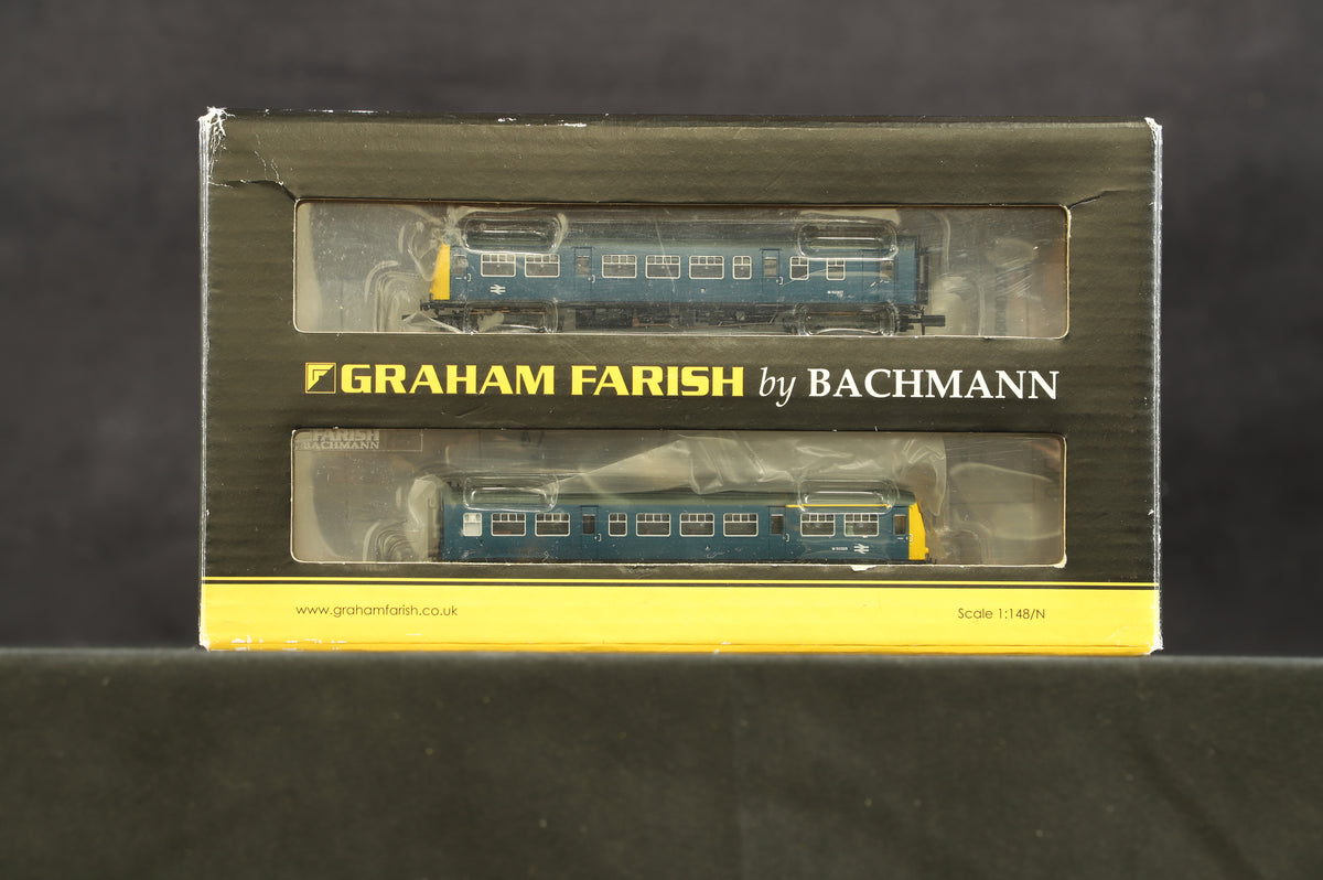 Graham Farish N 371-510 Class 101 3 Car DMU BR Blue