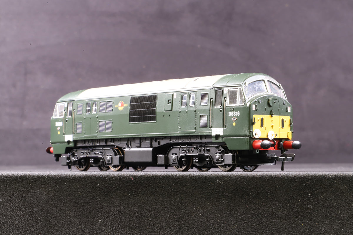 Dapol OO 4D-012-001 Class 22 D6316 in BR Green w/ Small Yellow Panel &amp; Headcode Discs