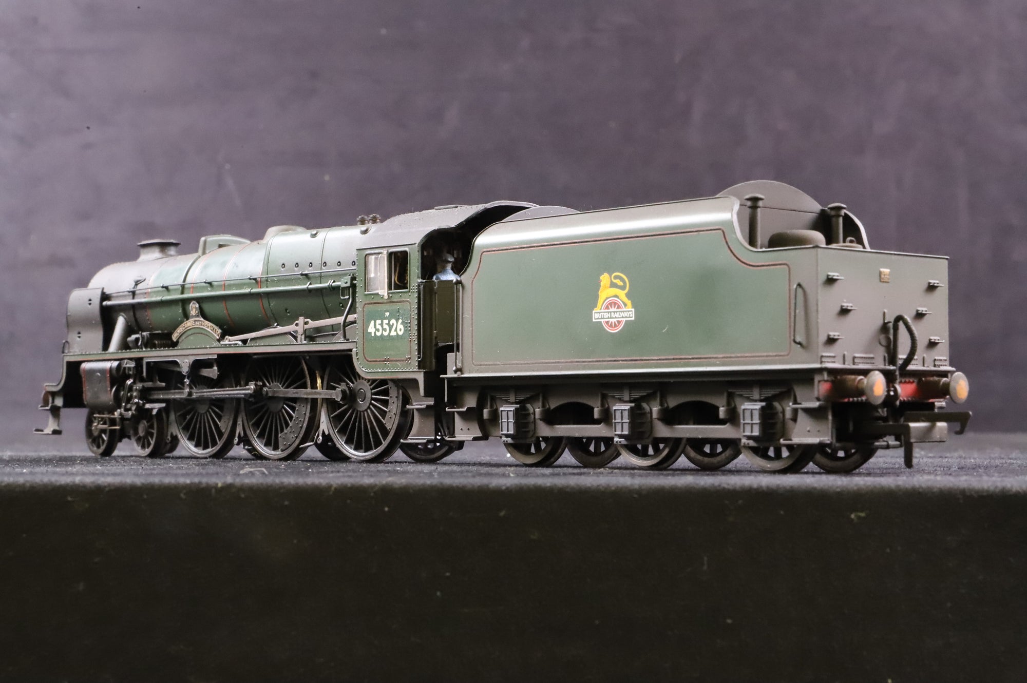 Hornby OO R2726 Patriot Class '45526' BR Lined Green E/C Weathered & Renumbered