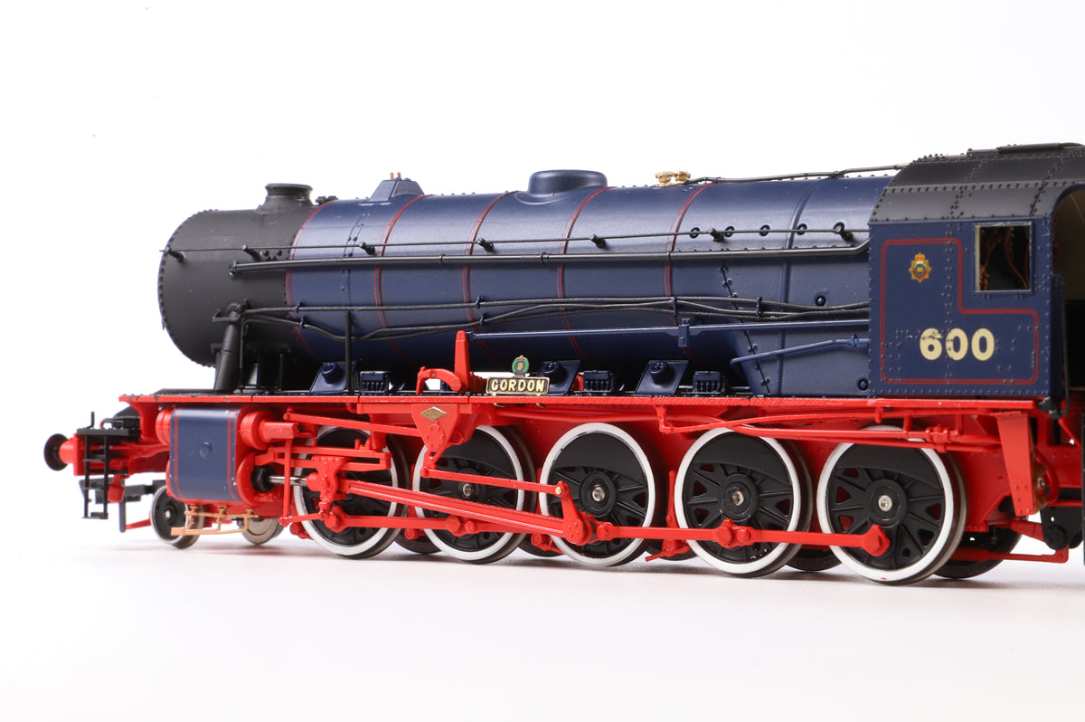 Clark Railworks Finescale OO Gauge C1001Z WD 2-10-0 Austerity, Longmoor Military Railway Blue ‘600’ ‘Gordon’ Era 3-4 Preserved