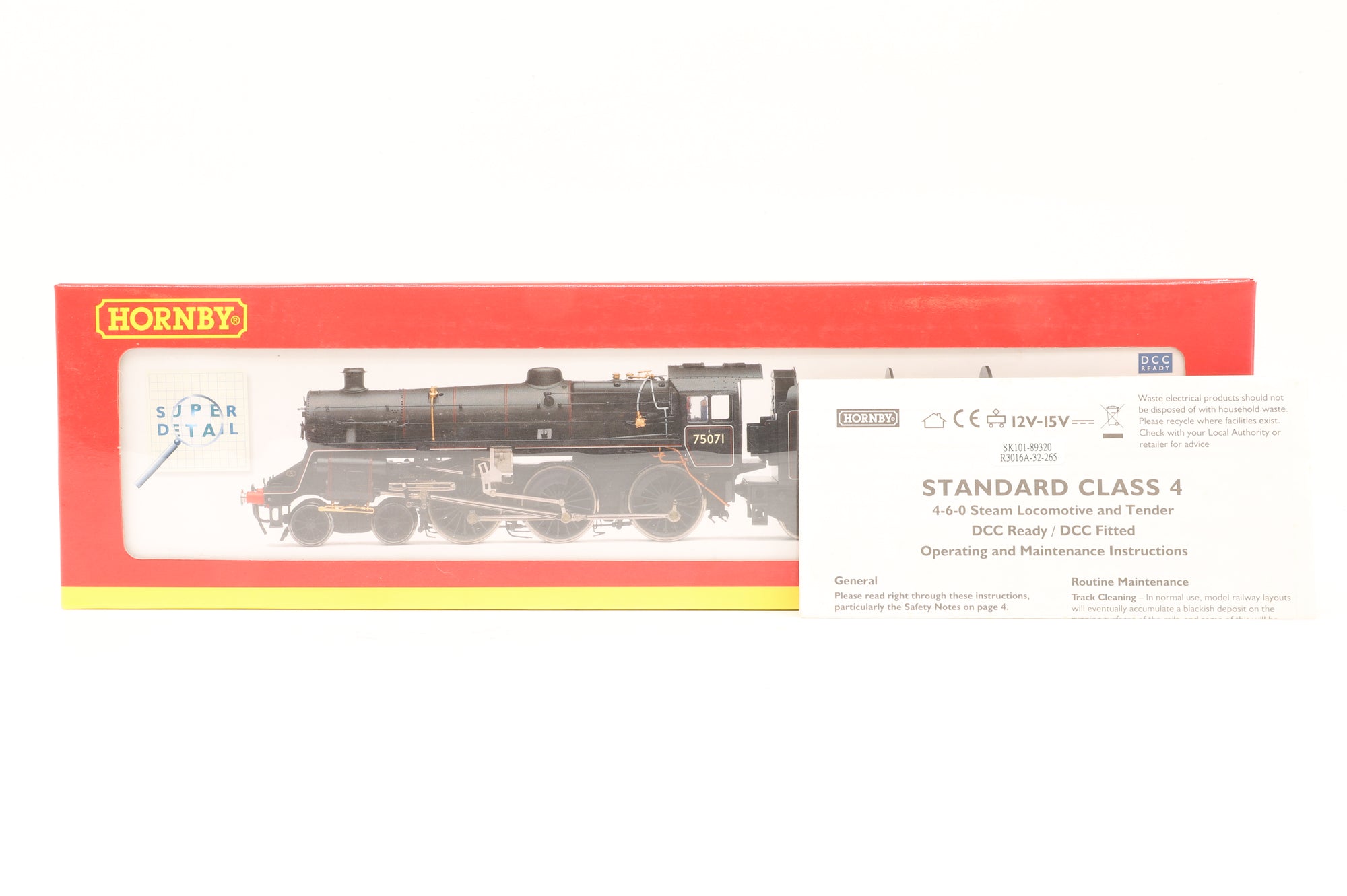 Hornby OO R3016A BR 4-6-0 Standard 4MT Class No. 75071