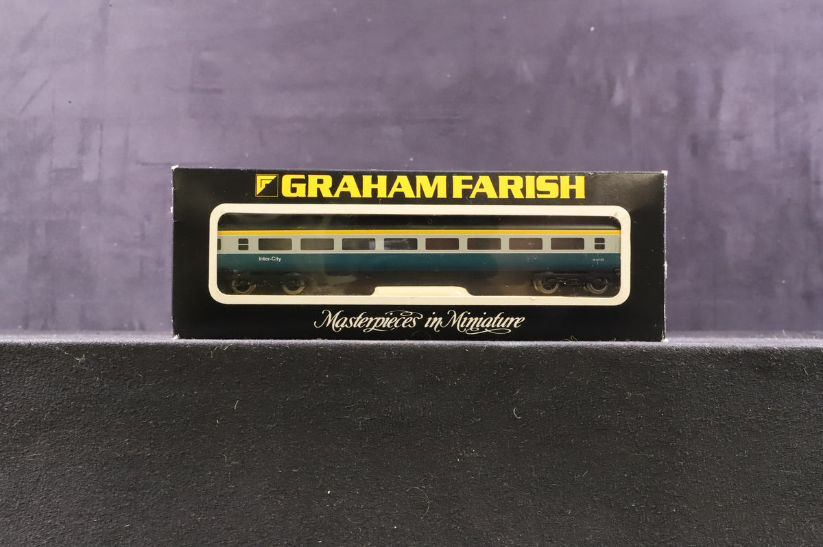 Graham Farish N Rake of 4 BR 75ft MkIII Blue Grey Bogie Coaches, Inc. 0705, 0725, 0745 &amp; 0765