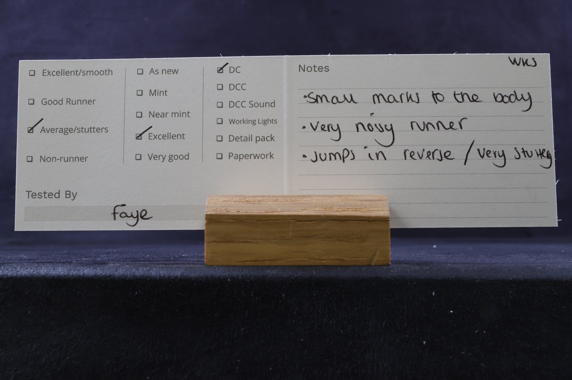 WORKSHOP OO Hornby Caley Single '123' CR Blue