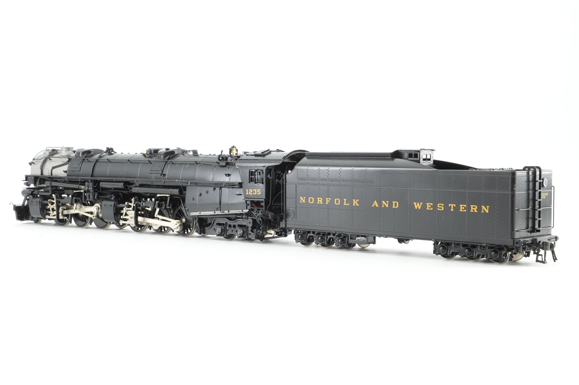 Key HO Brass Steam Locomotive 'A' '1235' N&W Ex Lutz Paulsen