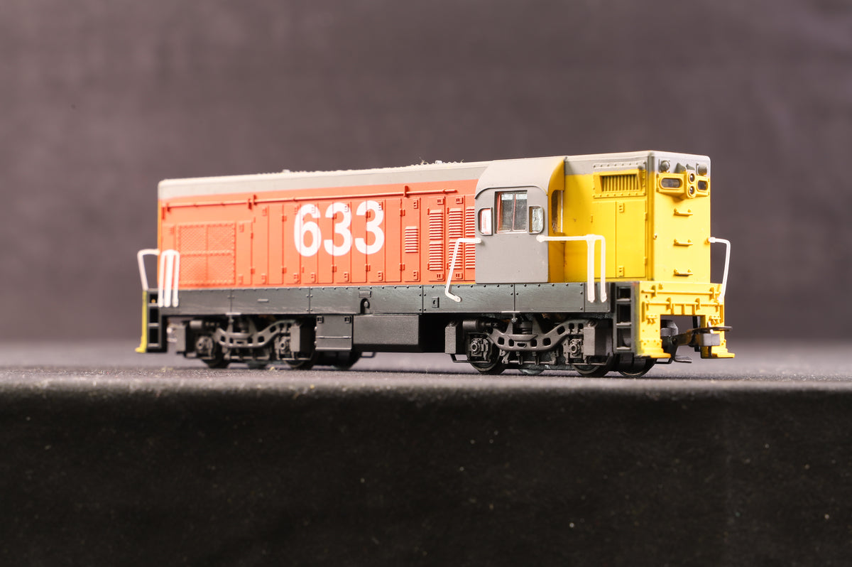 Frateschi HO 3101 &#39;633&#39; Red, Grey &amp; Yellow Diesel Locomotive