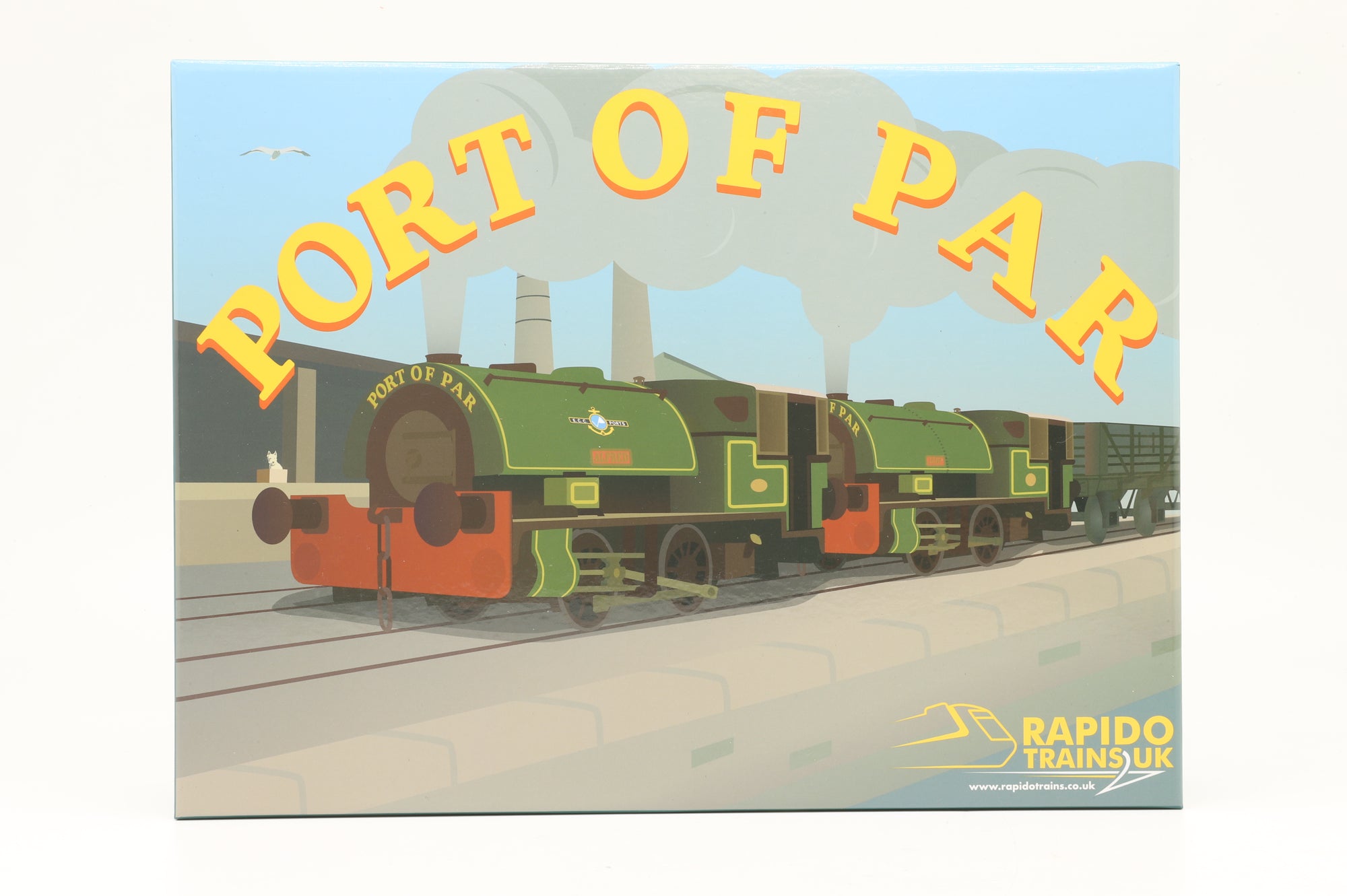 Rapido OO 968002 Port Of Par Twins 'Alfred & Judy' Lined Bright Green
