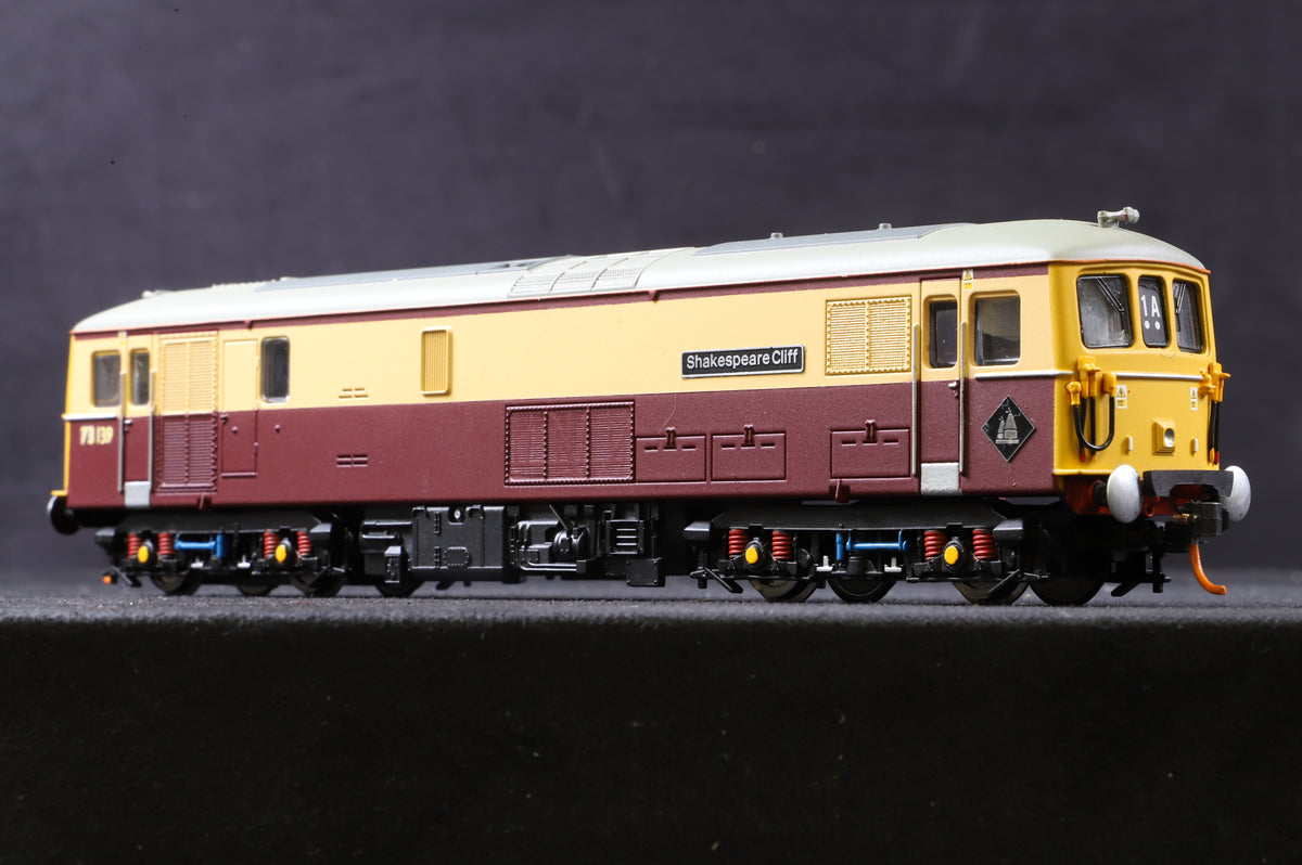 Hornby OO Class 73 &#39;Shakespeare Cliff&#39; &#39;73139&#39;, Plum/Cream - Repainted, renumbered &amp; renamed