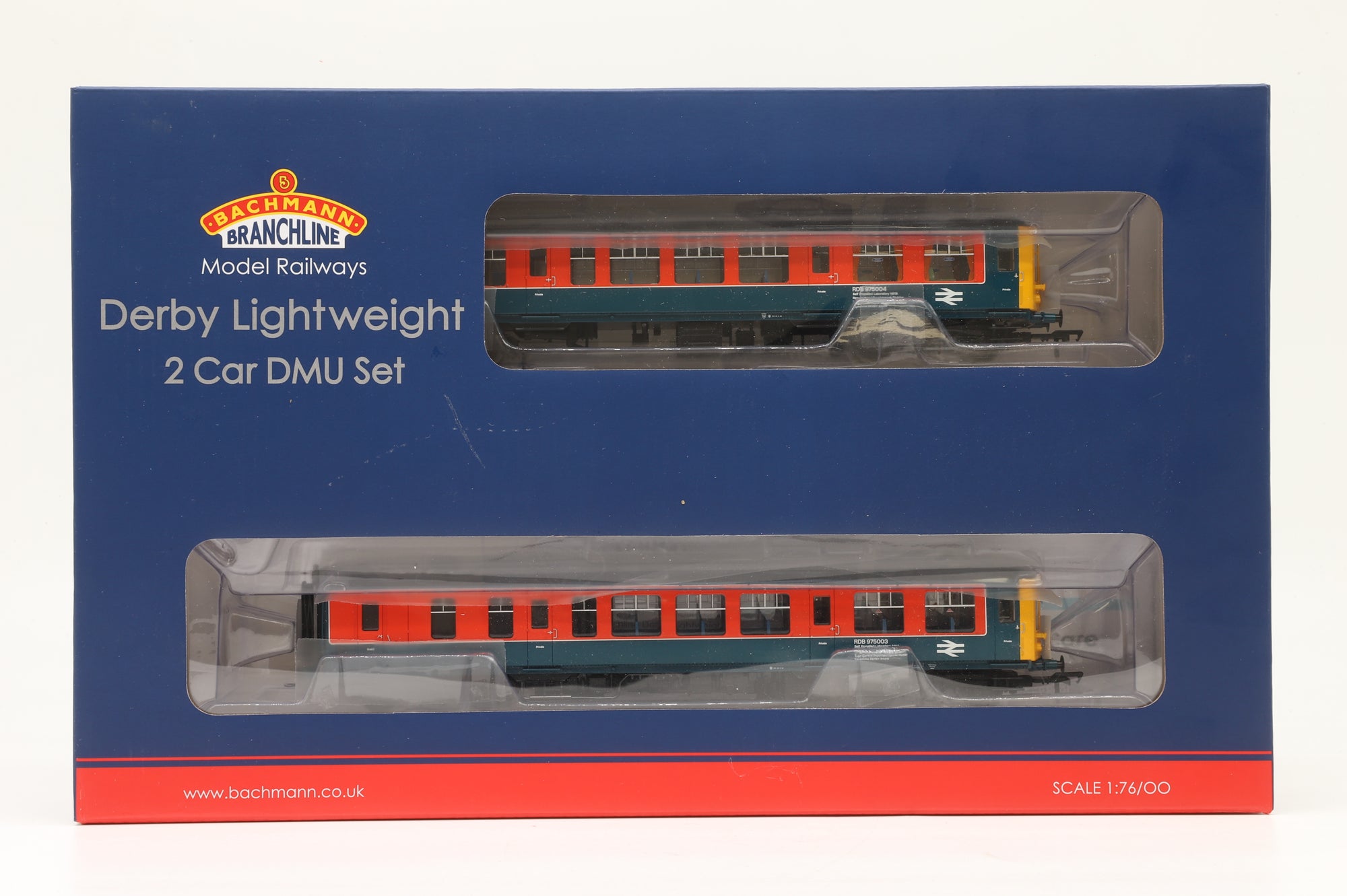 Bachmann OO 32-515Z Derby Lightweight 2-Car BMU 'Test Unit Gemini' in BR RTC Livery