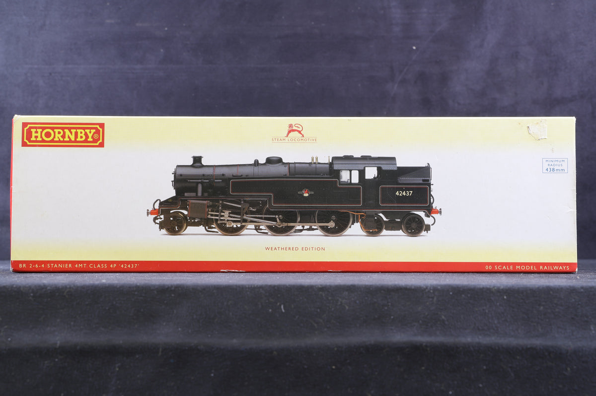 Hornby OO R2637 BR Stanier 4MT 2-4-6 Class 4P &#39;42437&#39; Weathered