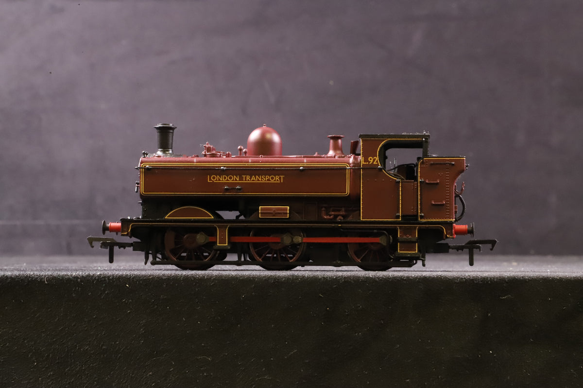 Bachmann OO 32-217A Class 57xx Pannier Tank &#39;L92&#39; London Transport Lined Maroon DCC Sound
