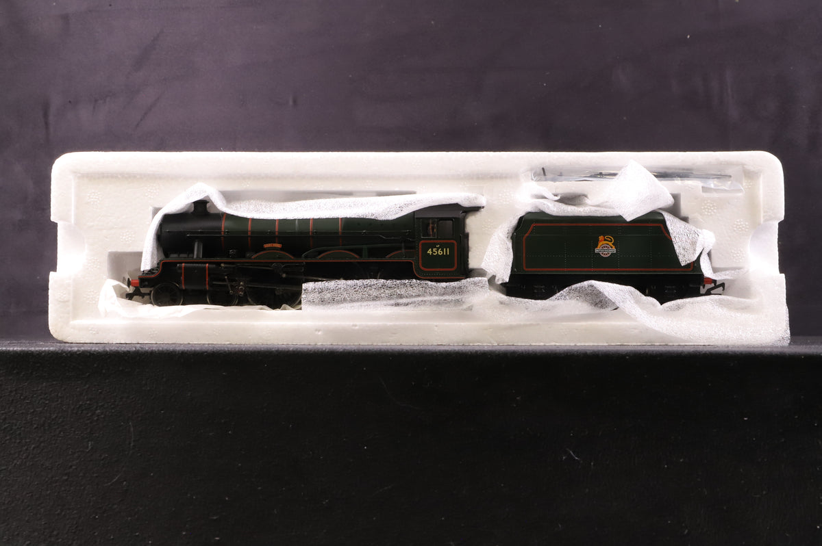 Jubilee Class 45611 &#39;Hong Kong&#39; in BR Green w/ Early Crests