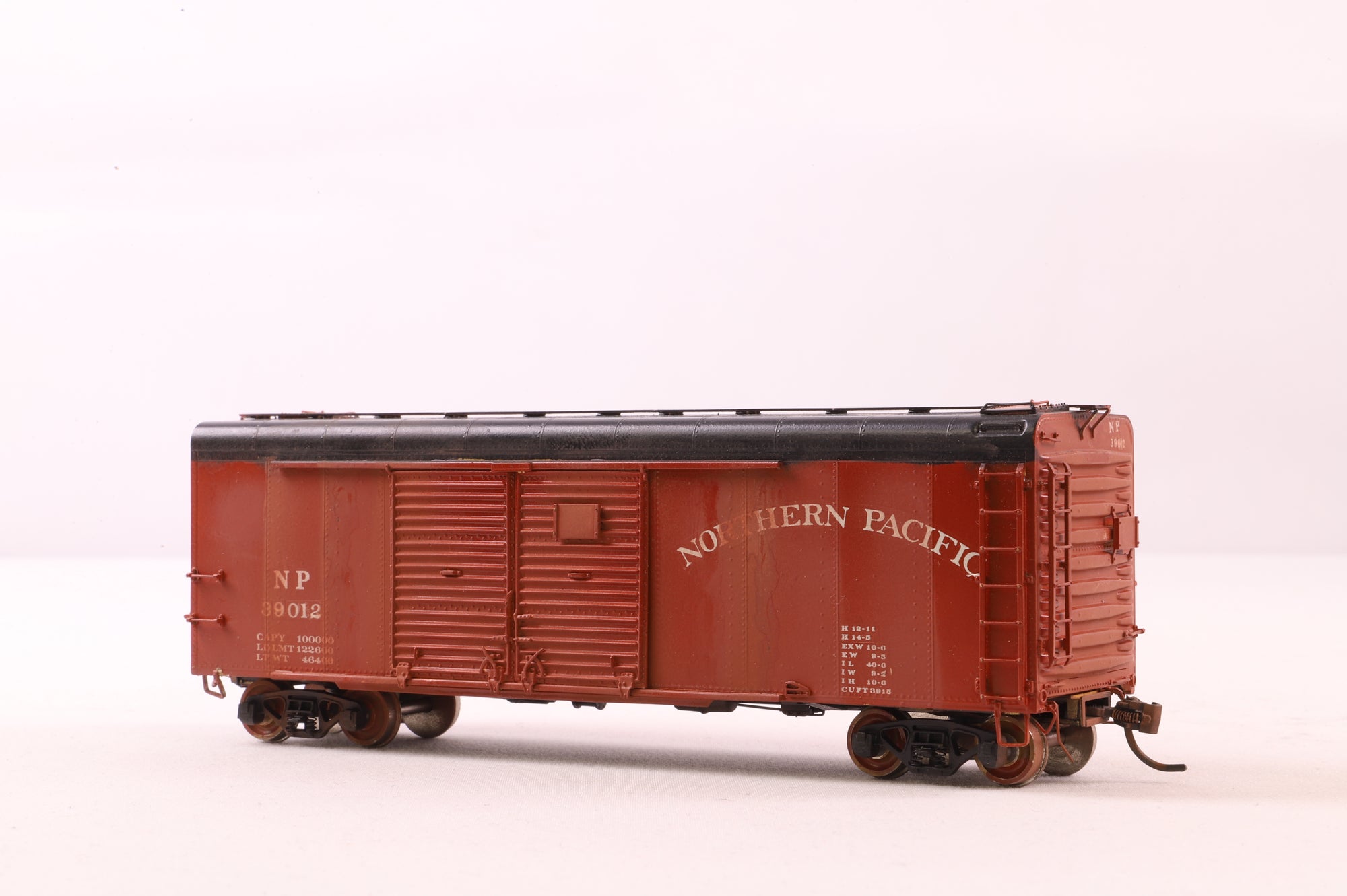 W&R Enterprises HO Brass 3235 Box Car Auto PRR Round Roof Double Door 40' - 1990 Run TOLF '39012'
