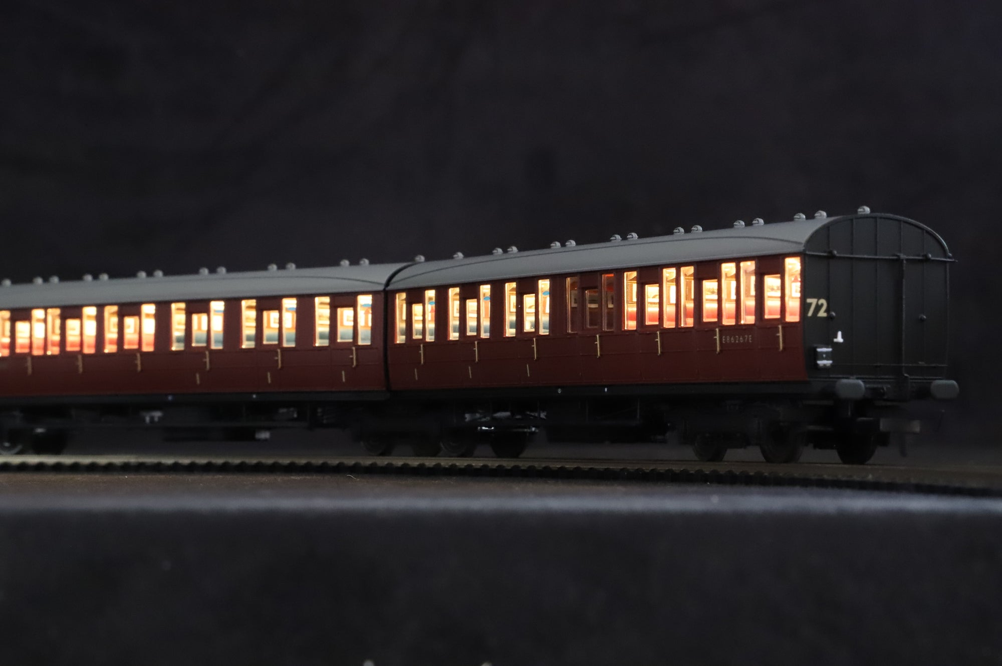 Clark Railworks OO Gauge C2003B Quad Art Set No. 72, BR Maroon