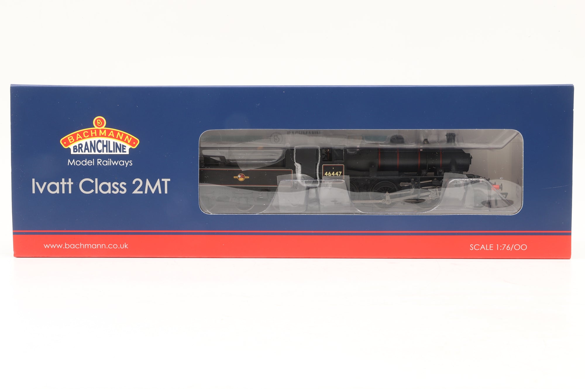 Bachmann OO 32-829B LMS Ivatt 2MT '46447' BR Lined Black L/C