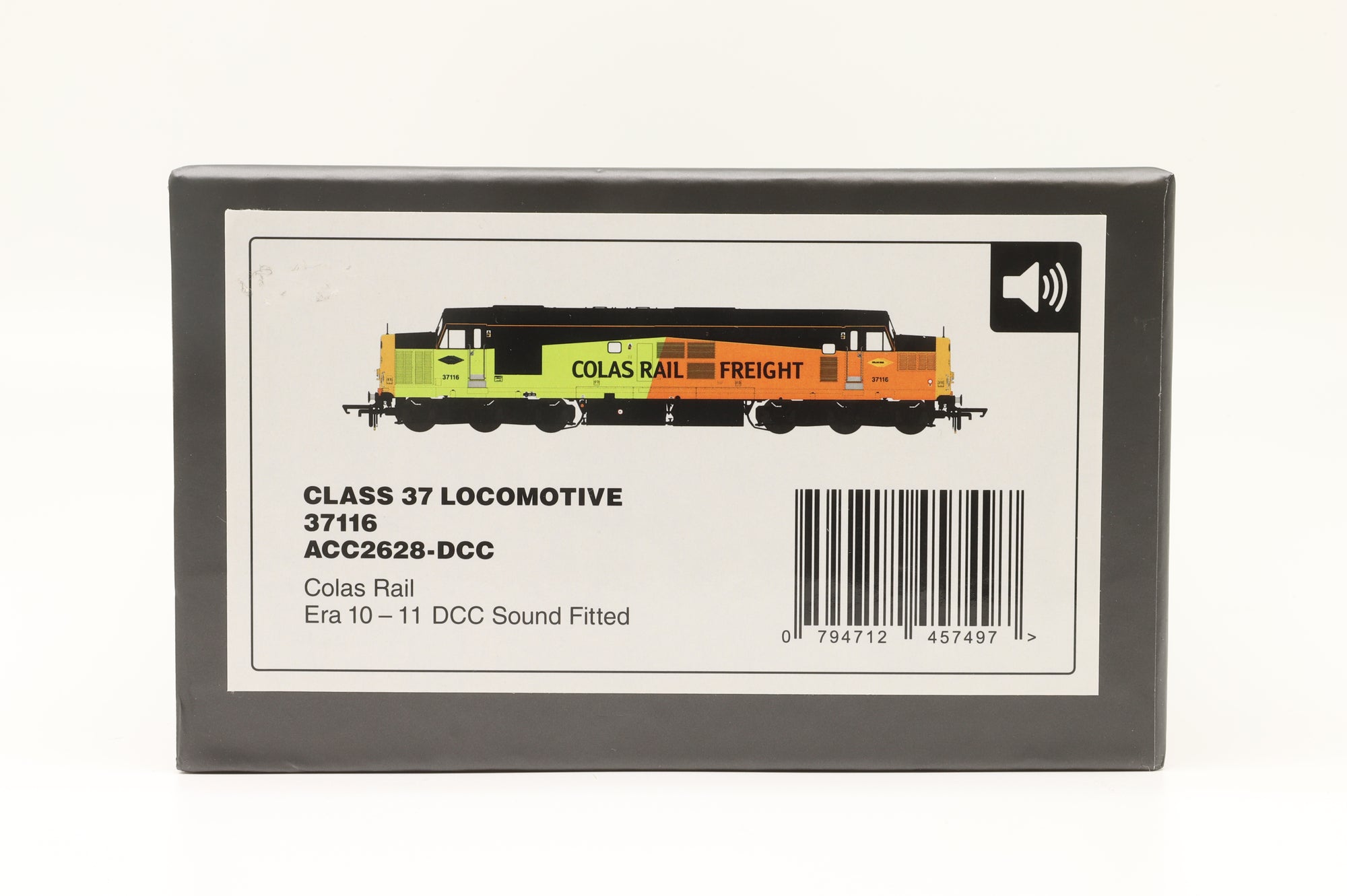 Accurascale OO ACC2628-DCC Class 37 '37116' 'Colas Rail', DCC Sound