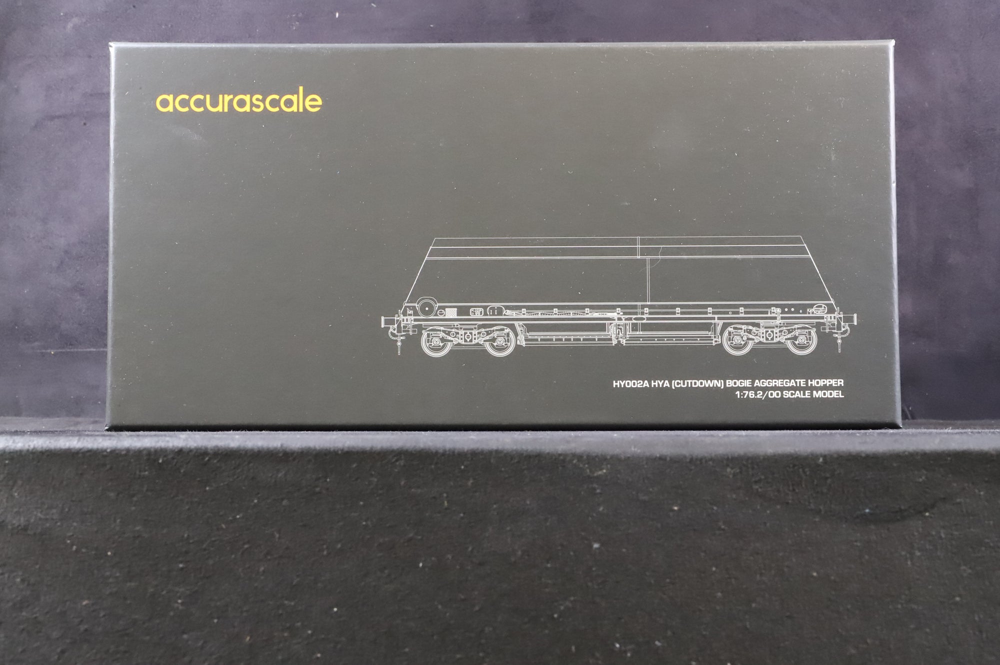 Accurascale OO ACC2642CEM3 Twin Pack of HYA Aggregate Wagons in GBRf/CEMEX/VTG Livery