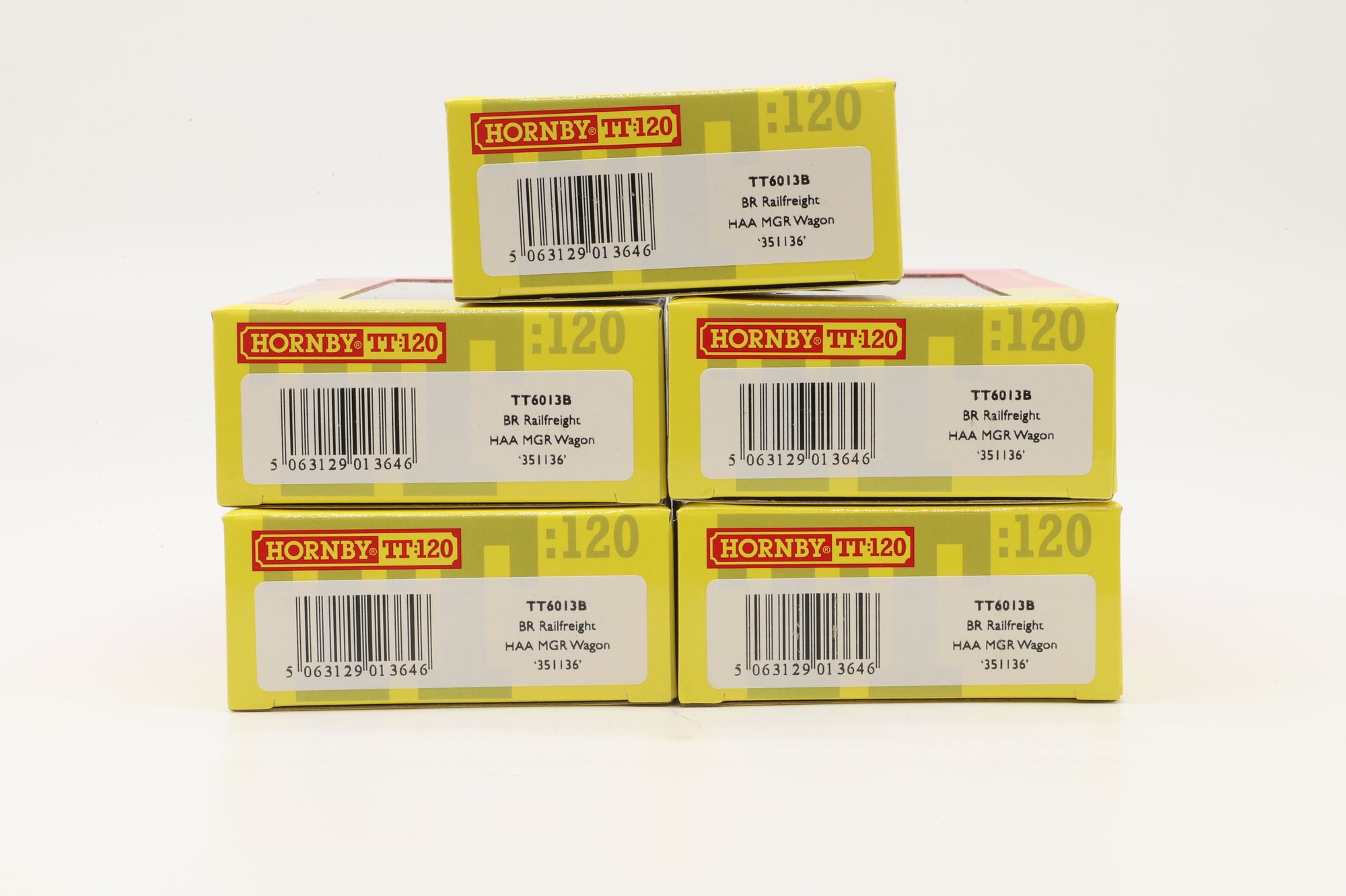Hornby TT:120 TT6013B x5 Rake of 5 HAA/MGR Wagons #351136