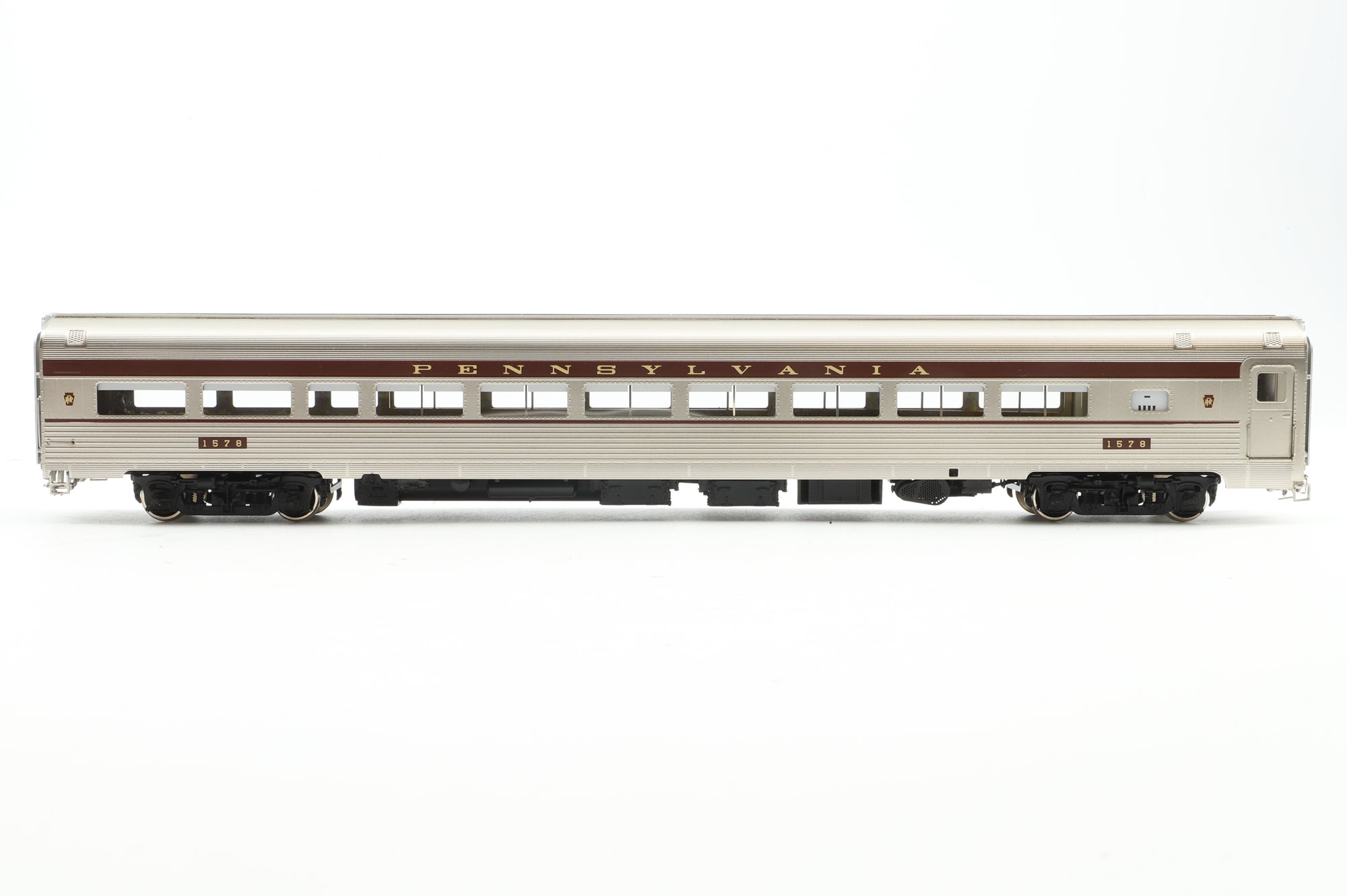 Samhongsa/Challenger Imports HO Brass Rake of 14 Pennsylvania Railroad 'Congressional', C-2A, C-2B & C-F1