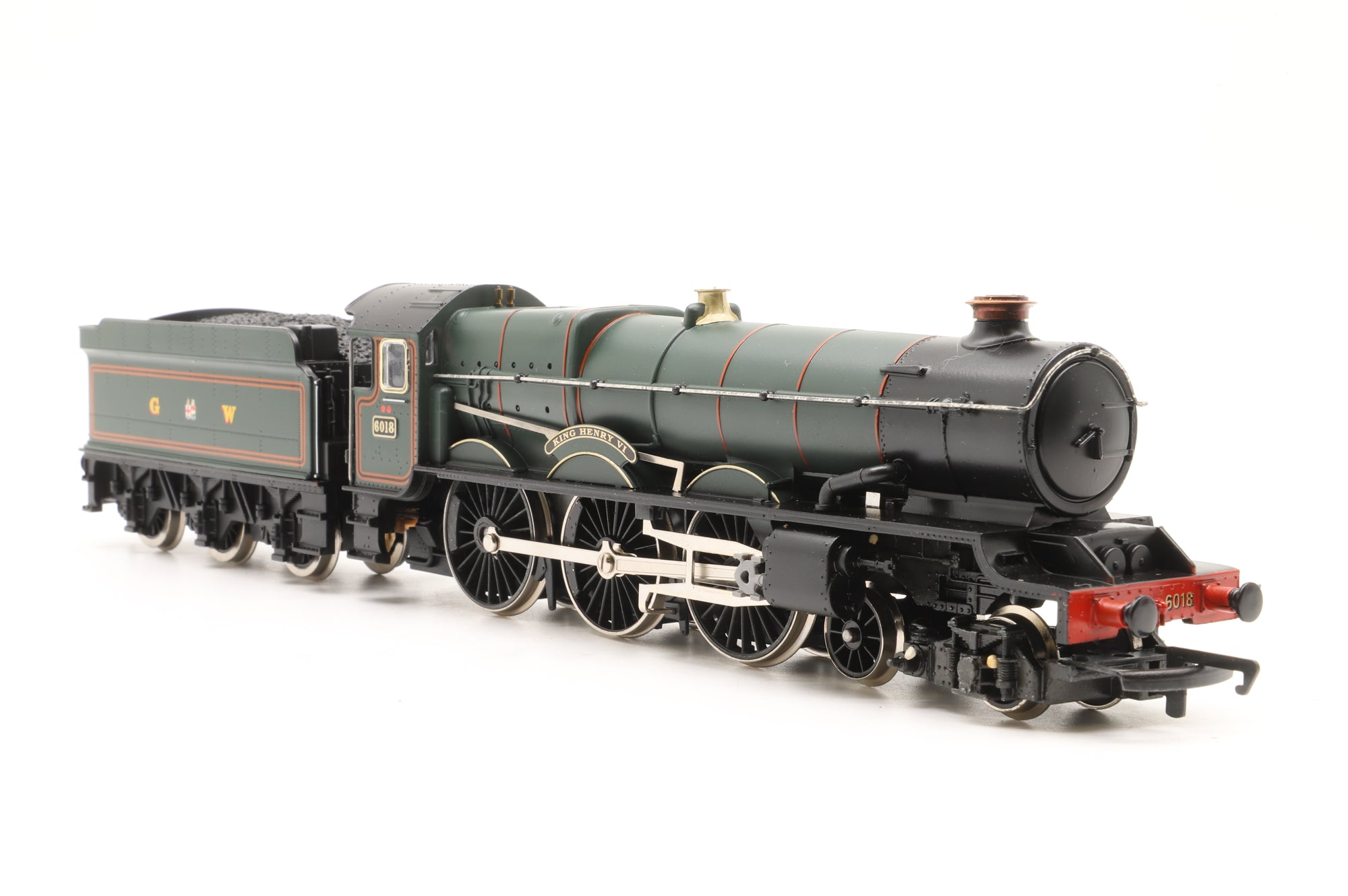 Hornby OO R650 King Class 6018 'King Henry VI' in GWR Green w/ Collector's Plate