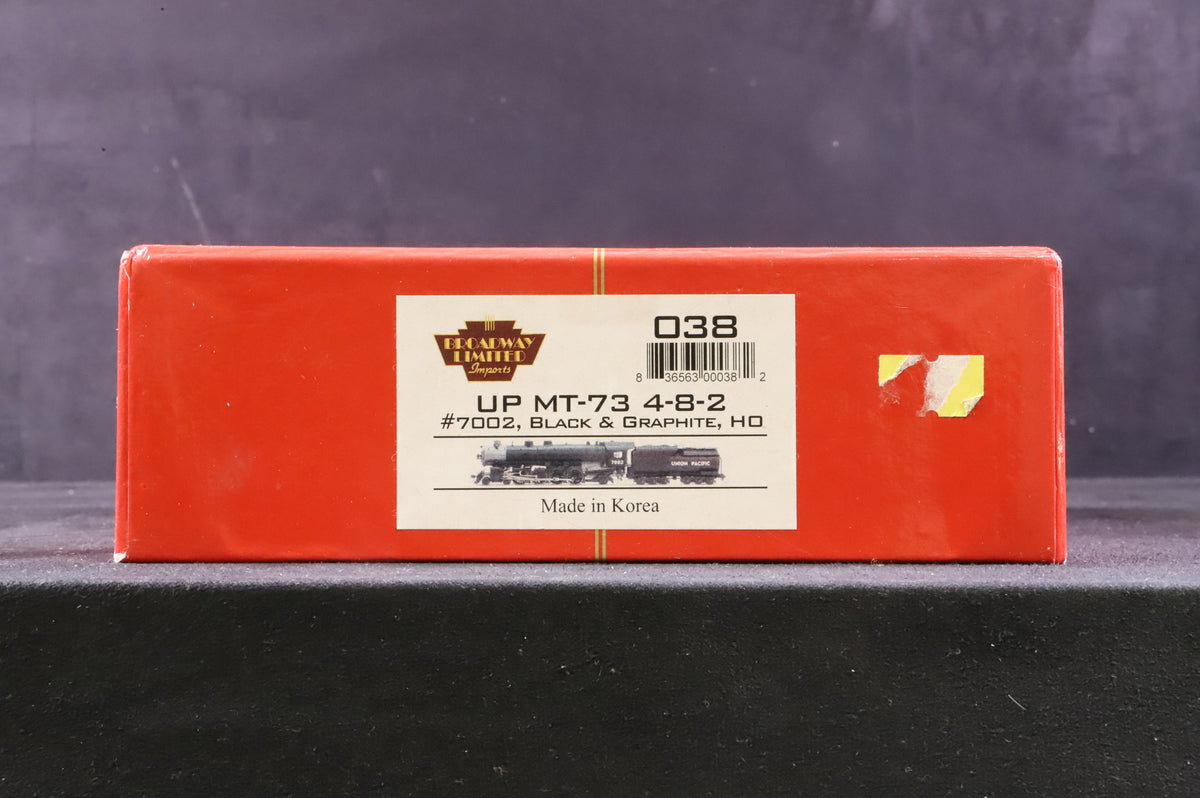 Broadway Limited Imports HO 038 UP MT-73 4-8-2 &#39;7002&#39; Black &amp; Graphite DCC Sound