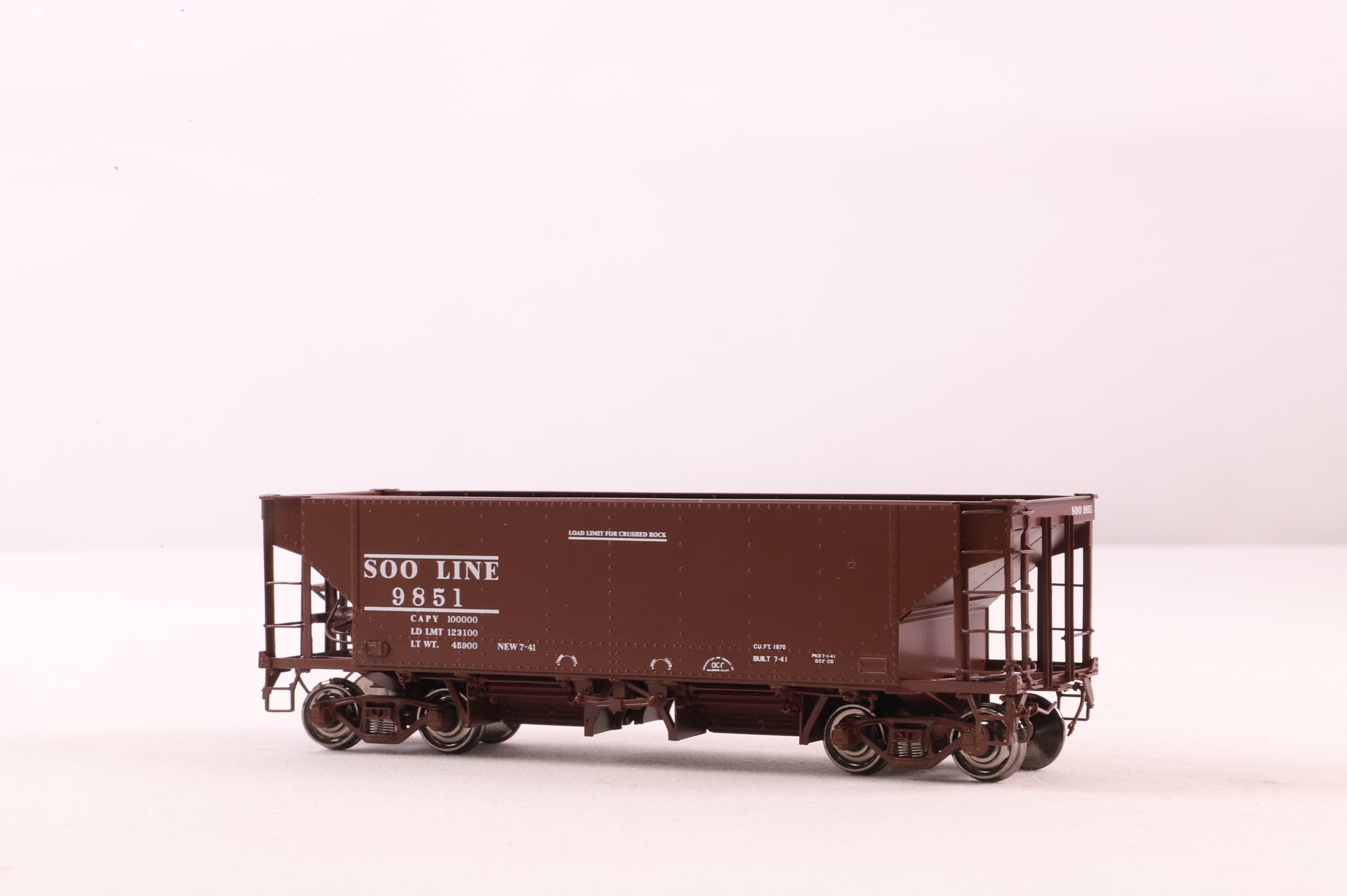 Challenger Imports HO Brass 2389.1 Hart Ballast Car SOO Selective Service HK-50-4