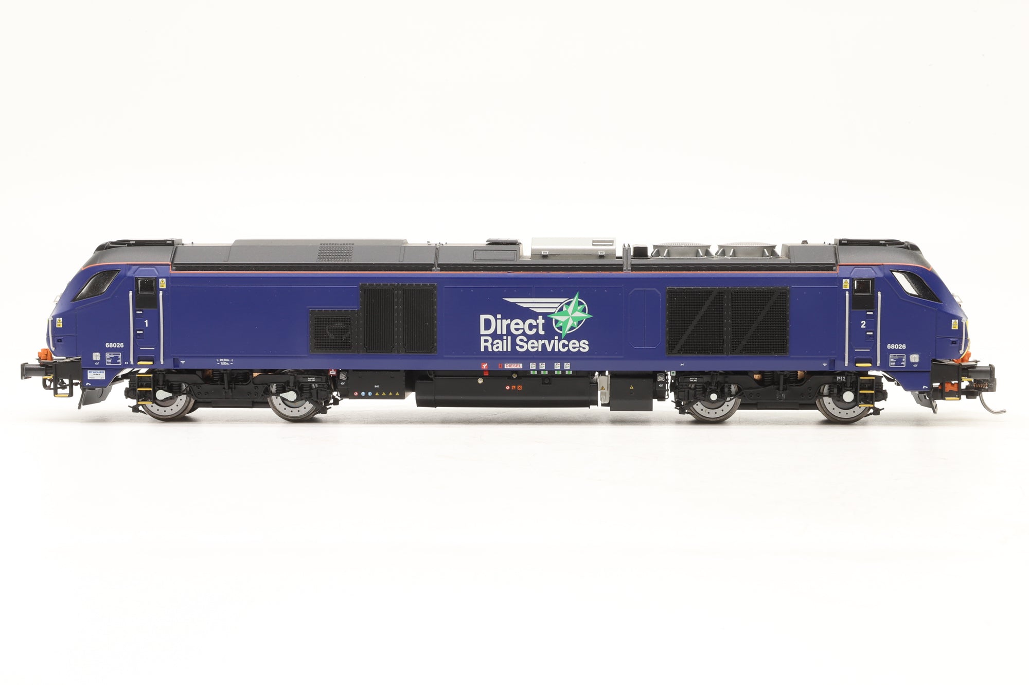 Dapol OO 4D-022-001 Class 68 68002 'Intrepid' in DRS Livery – DCC Sound